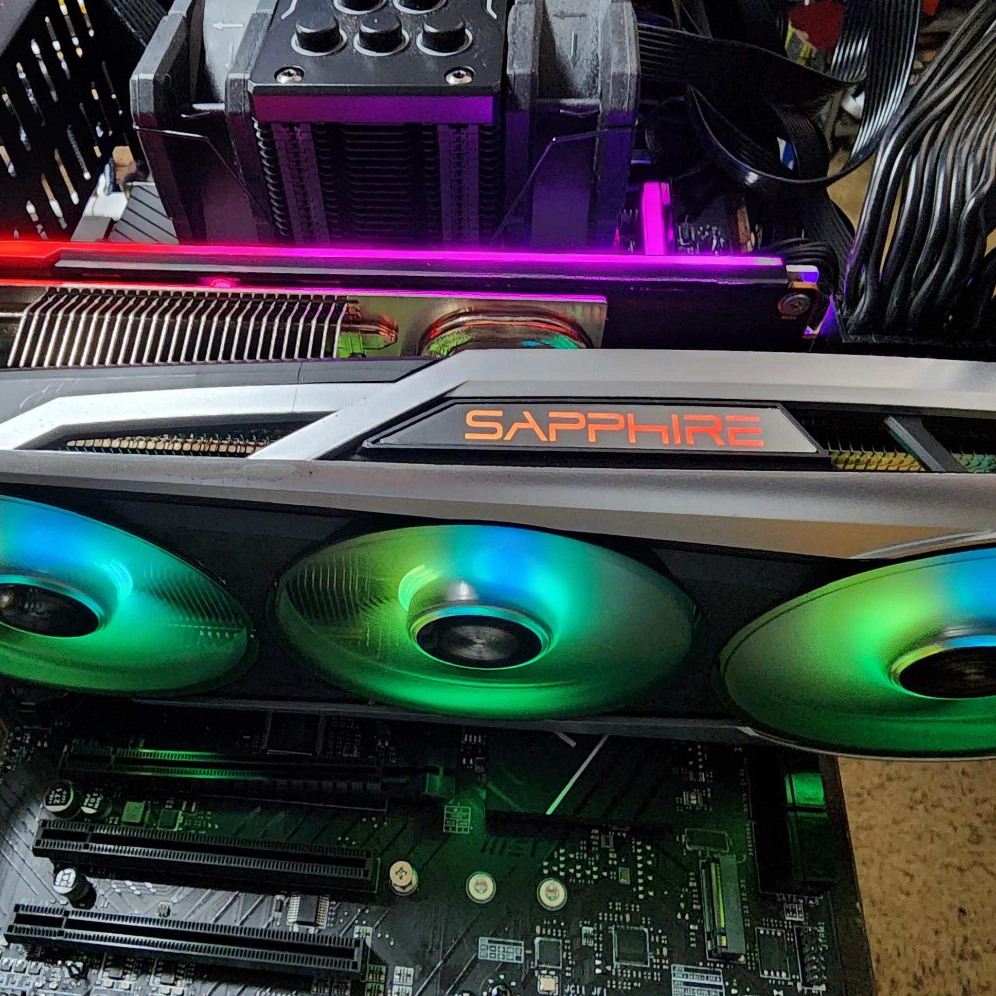 AMD Sapphire Nitro + 6800xt 16GB For Parts or Repair Not Working NO POST