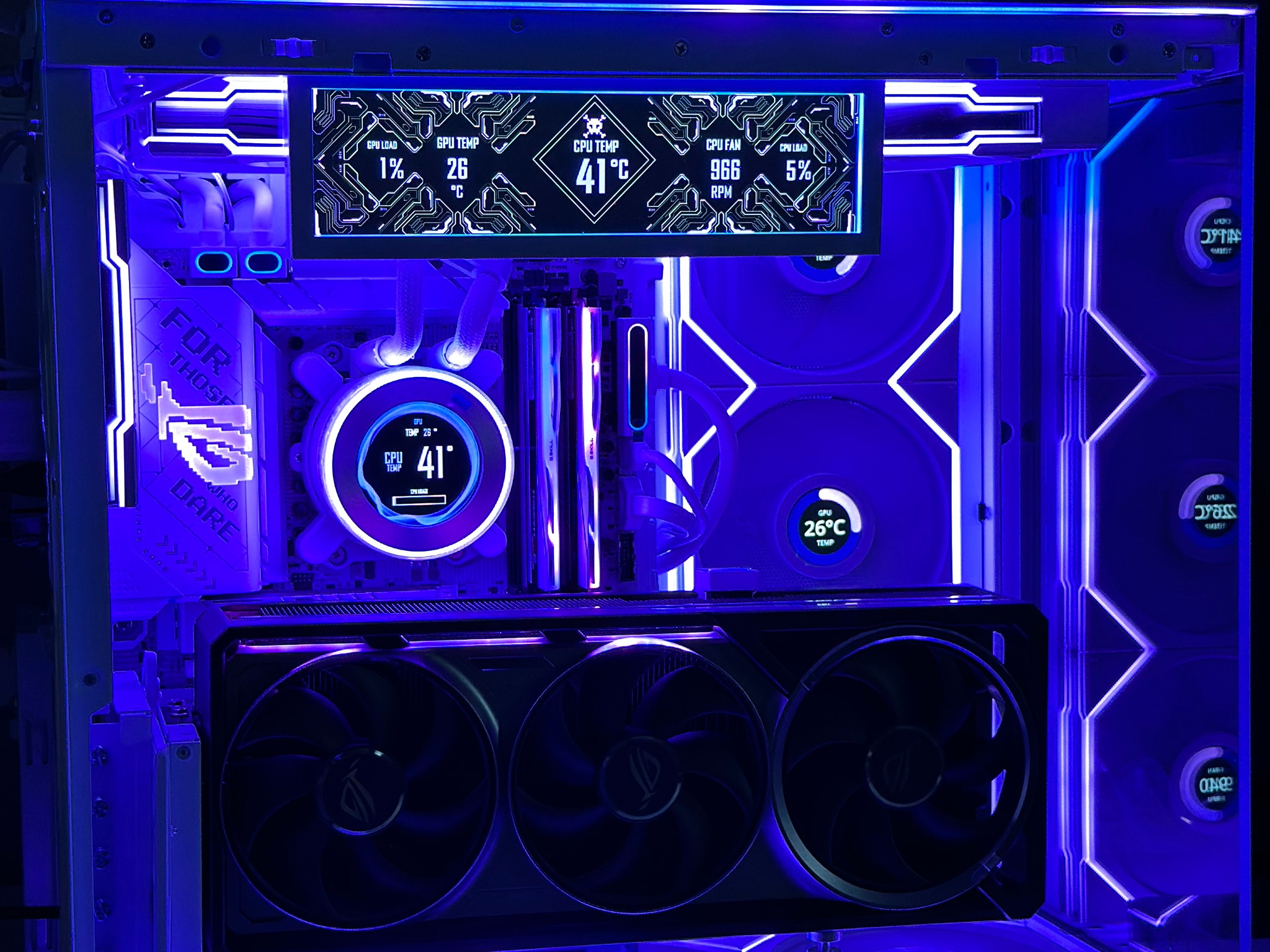 5080 Astral 9800X3D Ram G.Skill CL 30