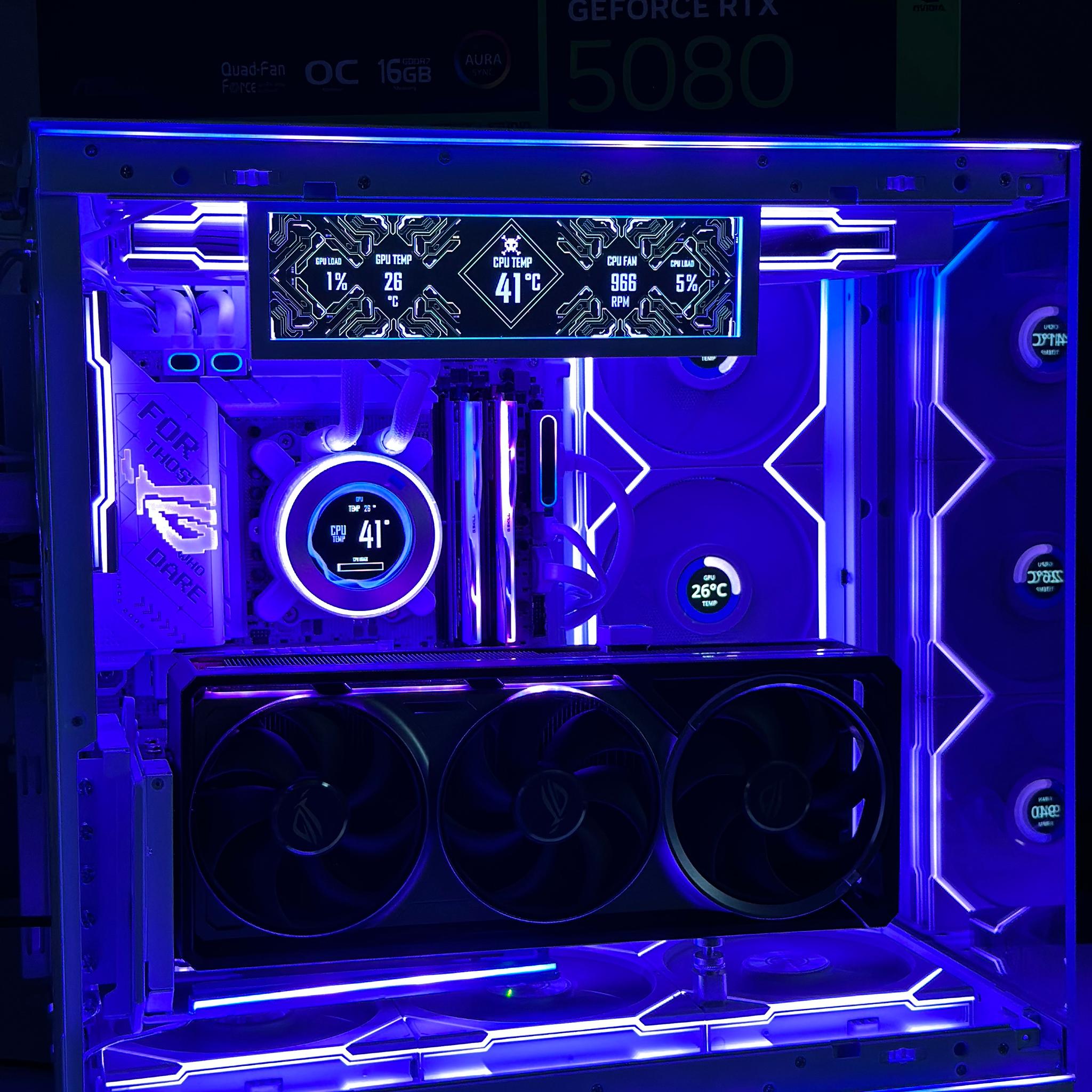5080 Astral 9800X3D Ram G.Skill CL 30