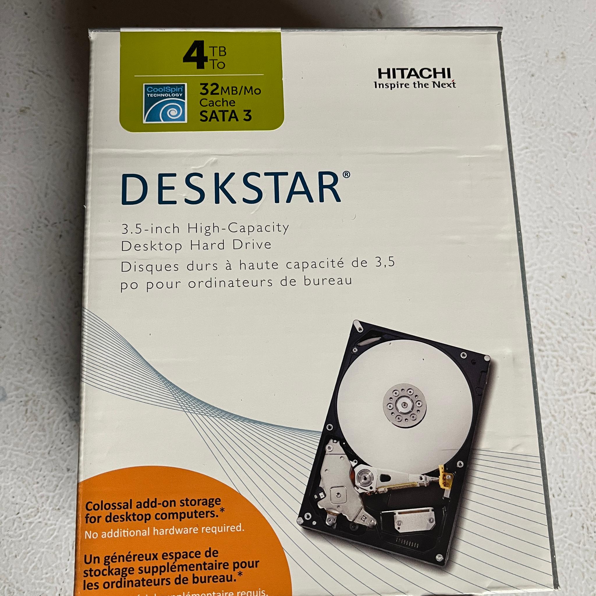 Hitachi Deskstar 5K4000 4TB 3.5" SATA Hard Drive – HDS5C4040ALE630 – Tested