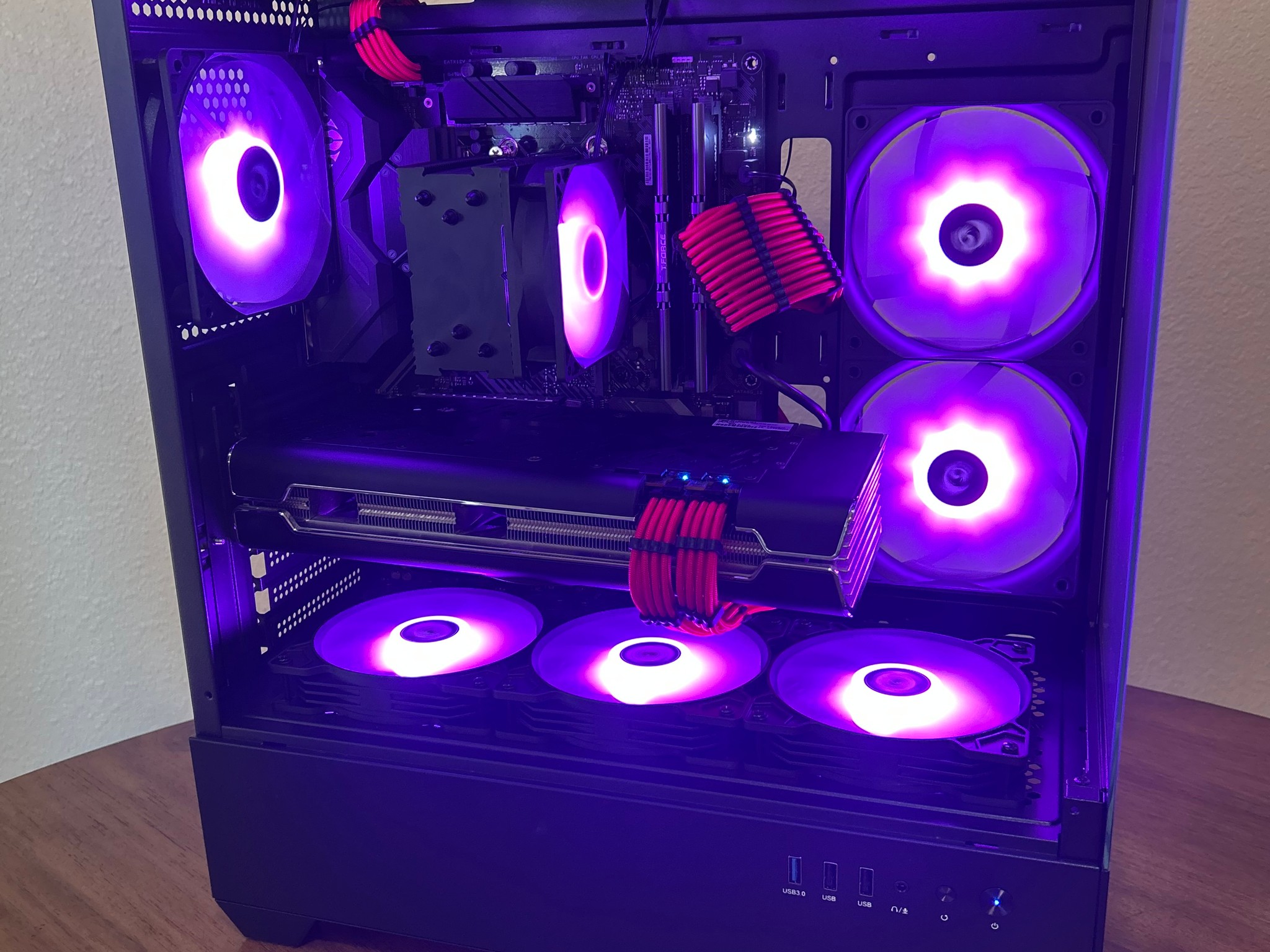AMD Radeon 5700XT Thicc 8GB Ryzen 5 5500 16GB RAM 1 TB m.2 SSD WiFi ready Windows 11 Gaming Beast!