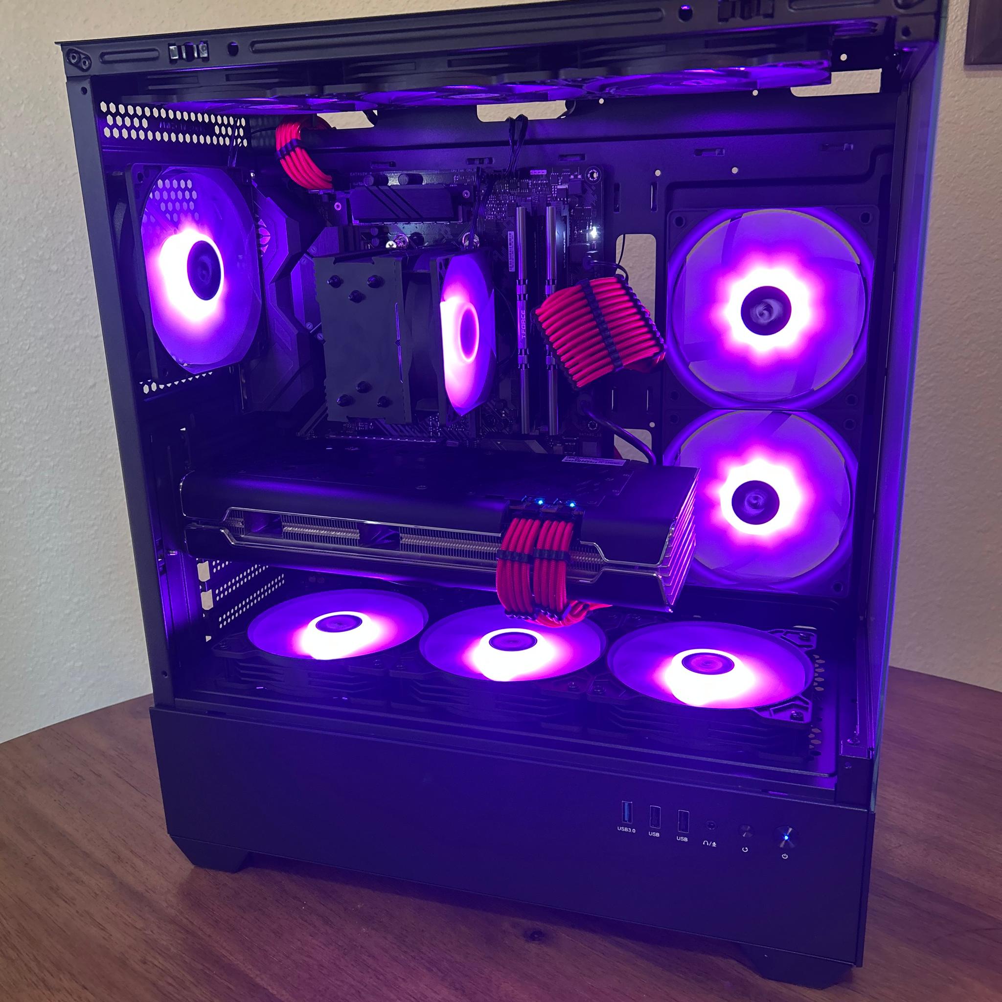 AMD Radeon 5700XT Thicc 8GB Ryzen 5 5500 16GB RAM 1 TB m.2 SSD WiFi ready Windows 11 Gaming Beast!