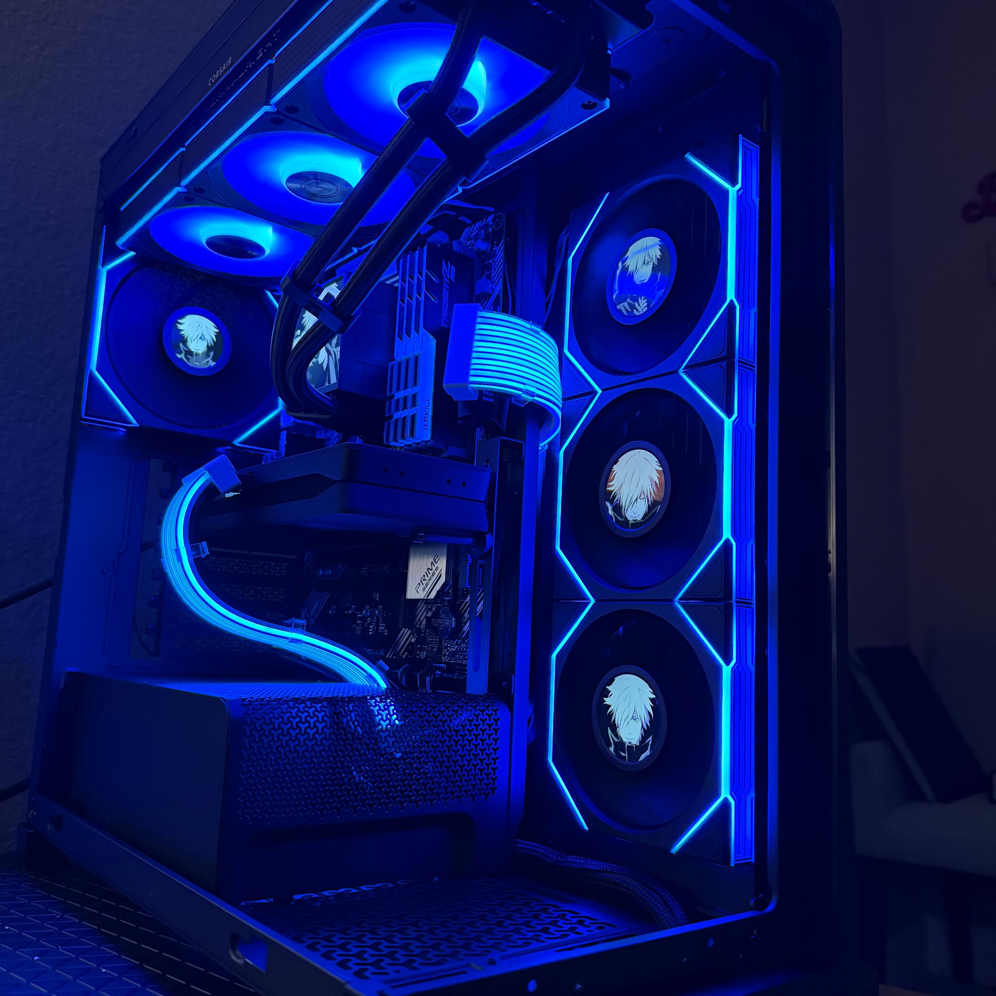Premium Anime Showcase Gaming PC | Ryzen 5 5600X3D | Arc B580 12GB | 32GB RGB | 1TB Samsung | 360AIO