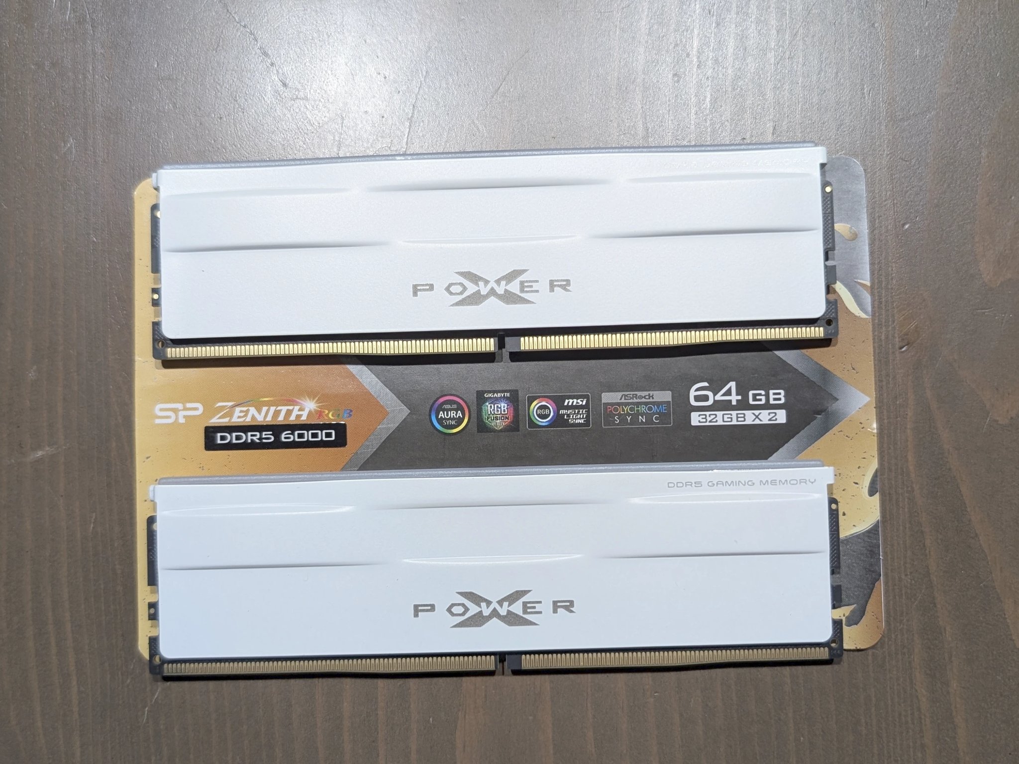 Silicon Power XPOWER Zenith RGB Gaming 64 GB (2 x 32 GB) DDR5-6000 CL30 Memory