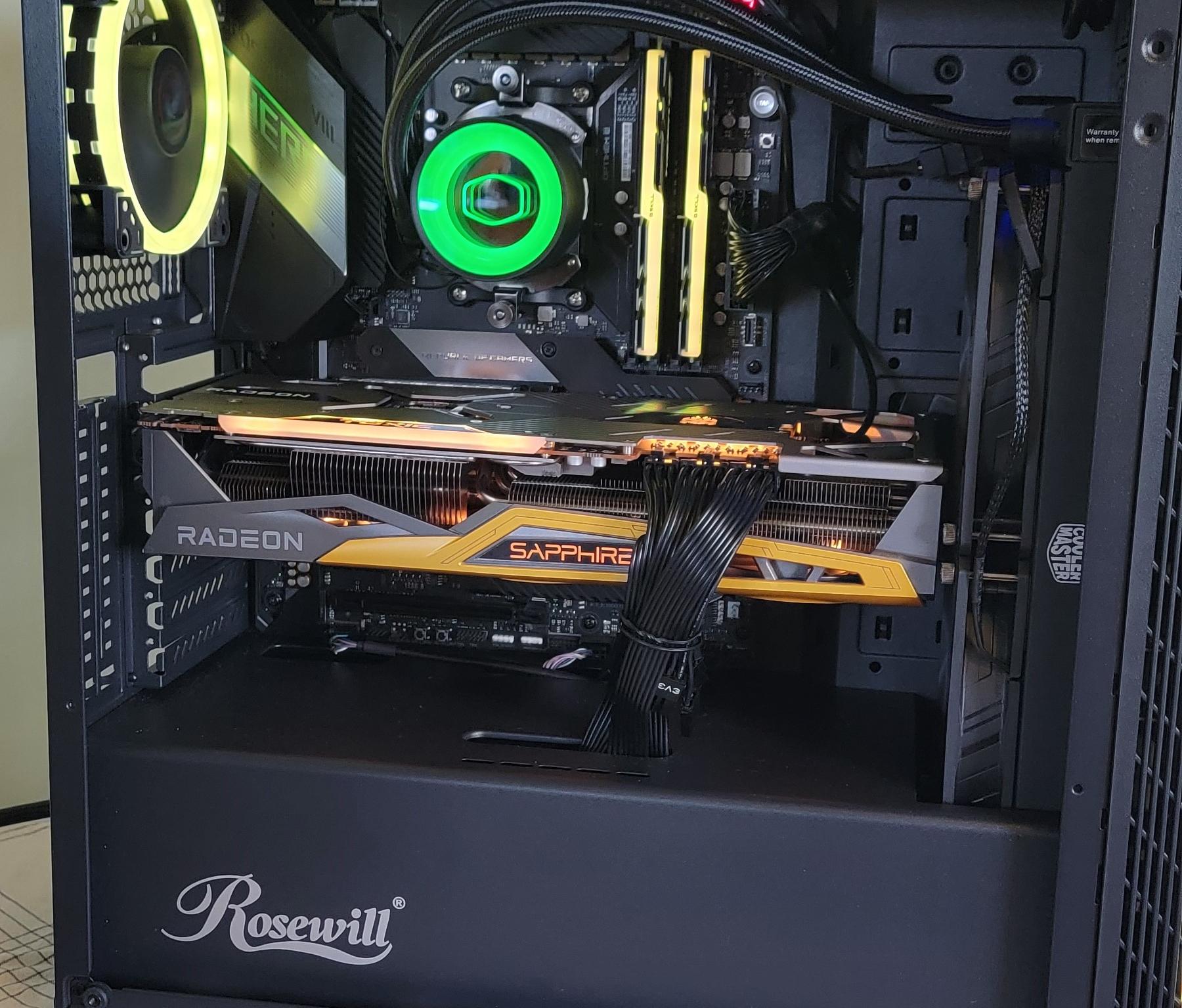 ASUS ROG X570 Crosshair VIII Hero AMD Ryzen 7 5800X Sapphire ToxicRX6900XT 16GB