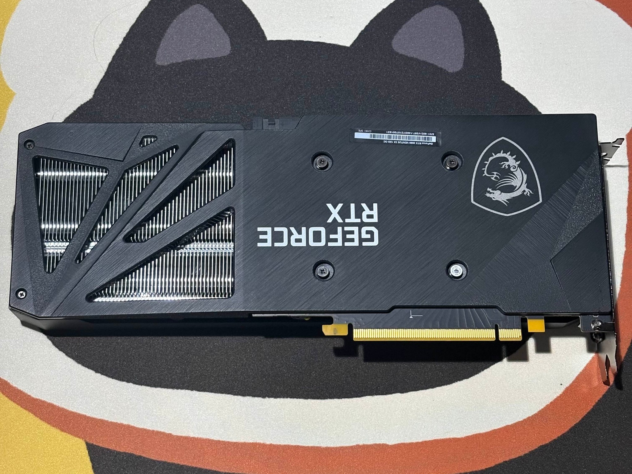 MSI GeForce RTX 3060 Ventus 3X 12G OC