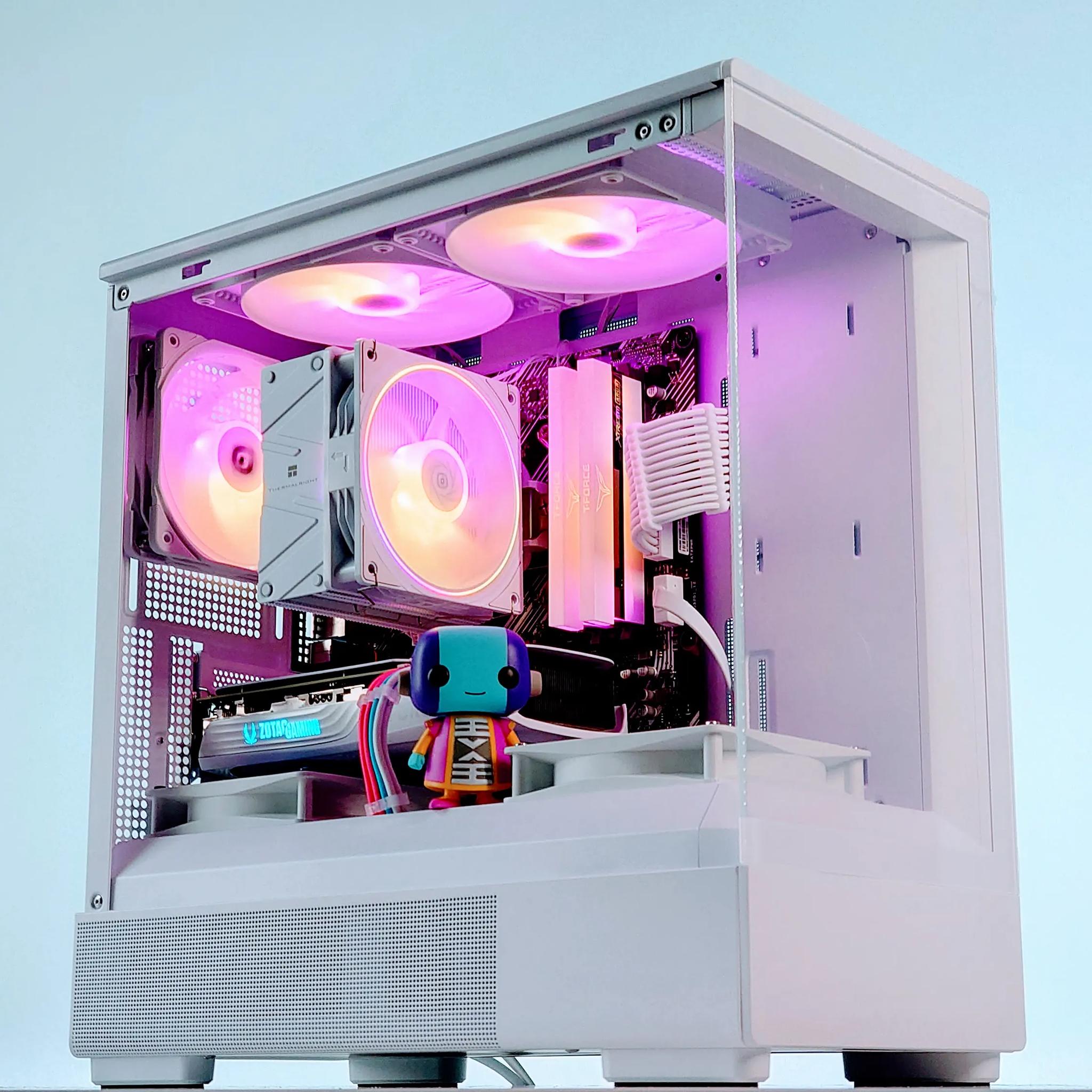 🩷🩵🤍Zen-Oh👑Gaming PC🪐Nvidia RTX 4070 12GB🪐AMD Ryzen 5 5600🪐32GB DDR4🪐 1TB SSD