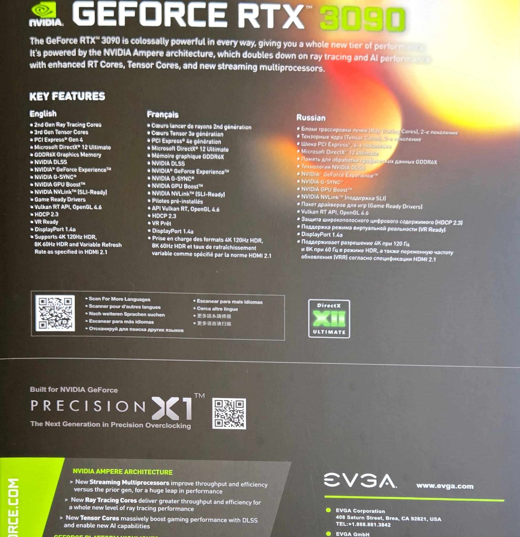 EVGA GeForce RTX 3090 FTW3 ULTRA HYBRID GAMING, 24G-P5-3988-KR - (Custom Noctua iPPM 2000 Fans)