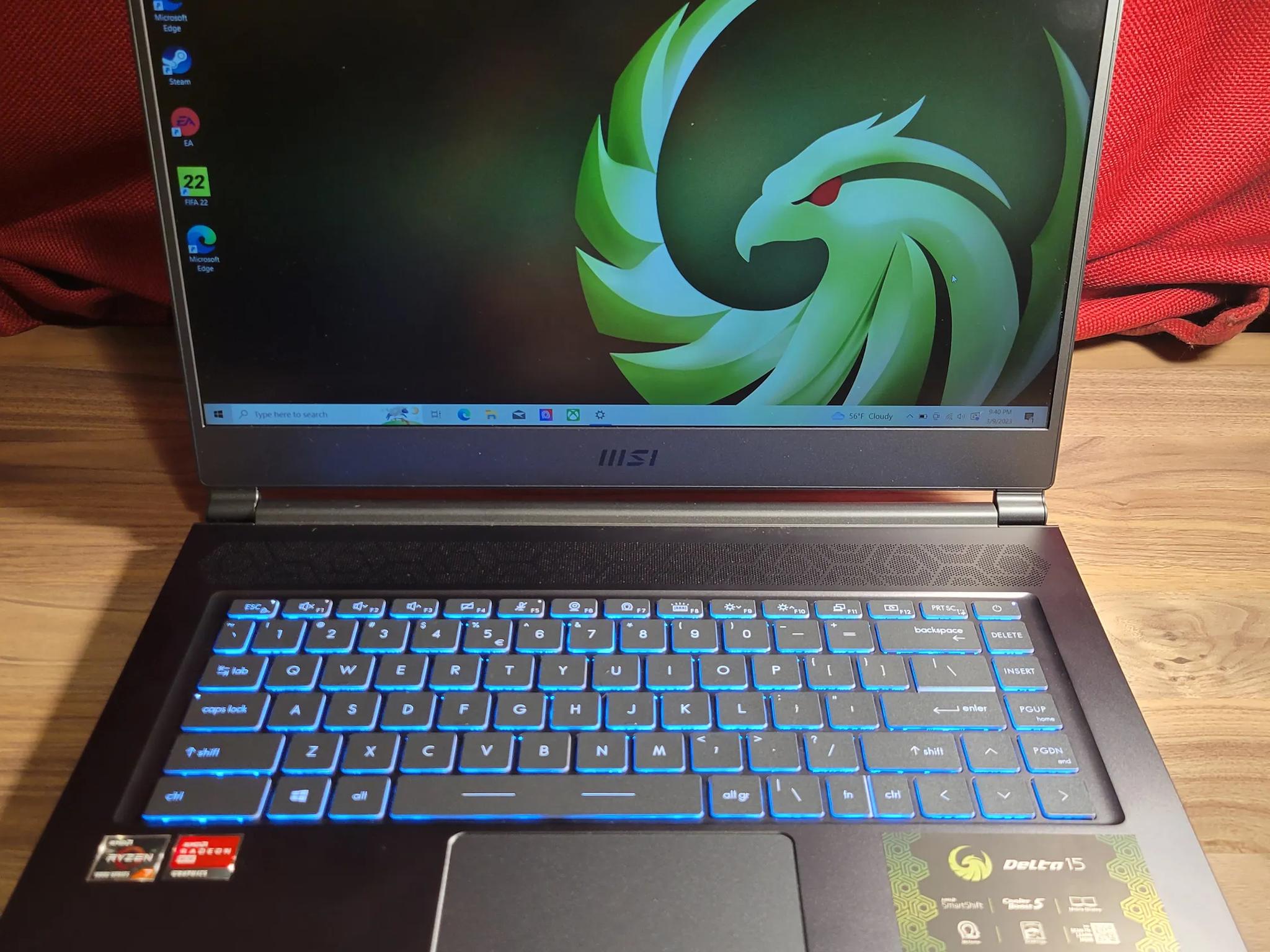 Msi Delta 15 Gaming Laptop