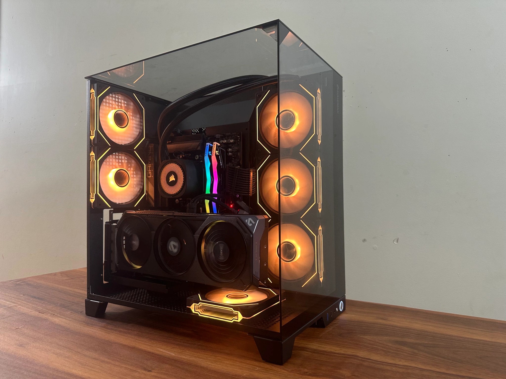 🔥"The Obsidian Core" RTX 5070 | Ryzen 7800X3D | 32GB DDR5 | 2TB | Showcase RGB Build