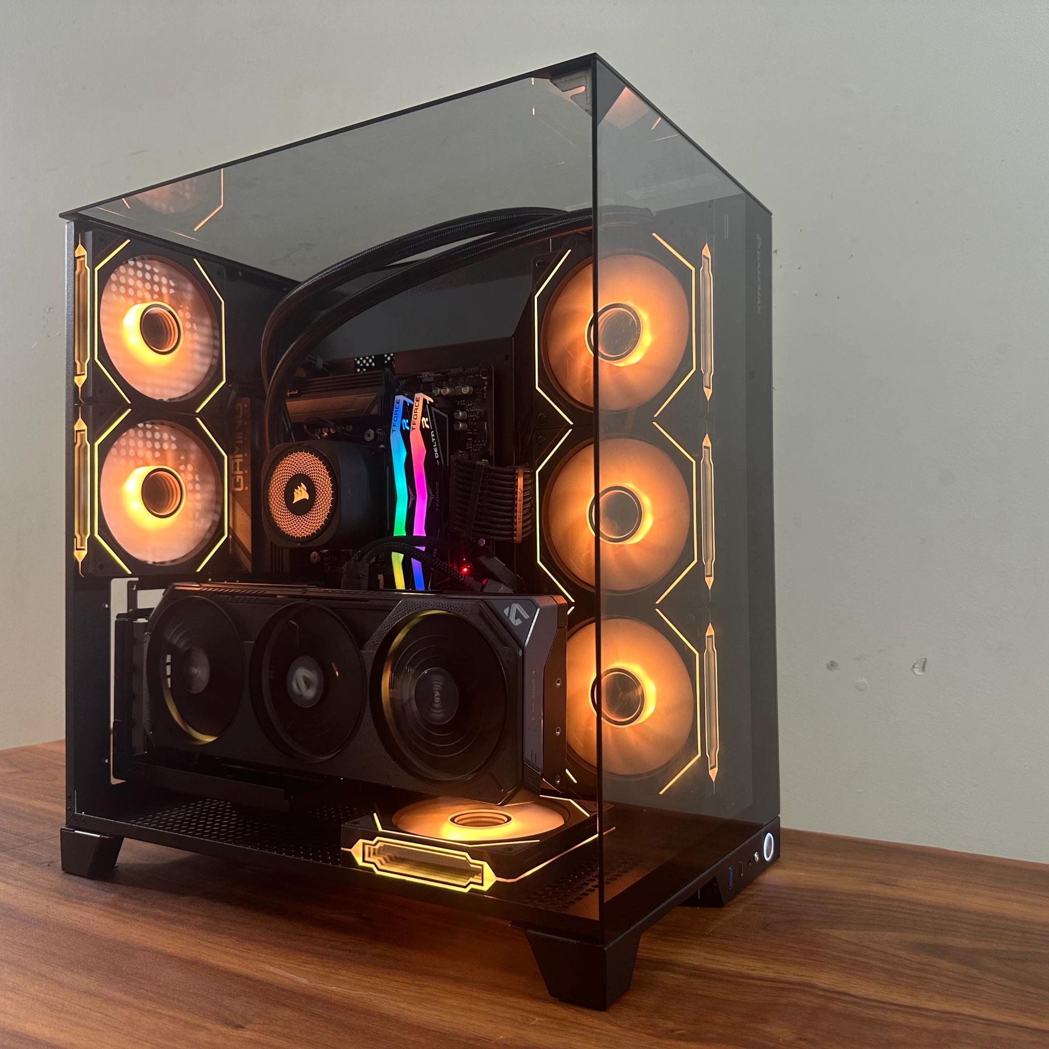 🔥"The Obsidian Core" RTX 5070 | Ryzen 7800X3D | 32GB DDR5 | 2TB | Showcase RGB Build