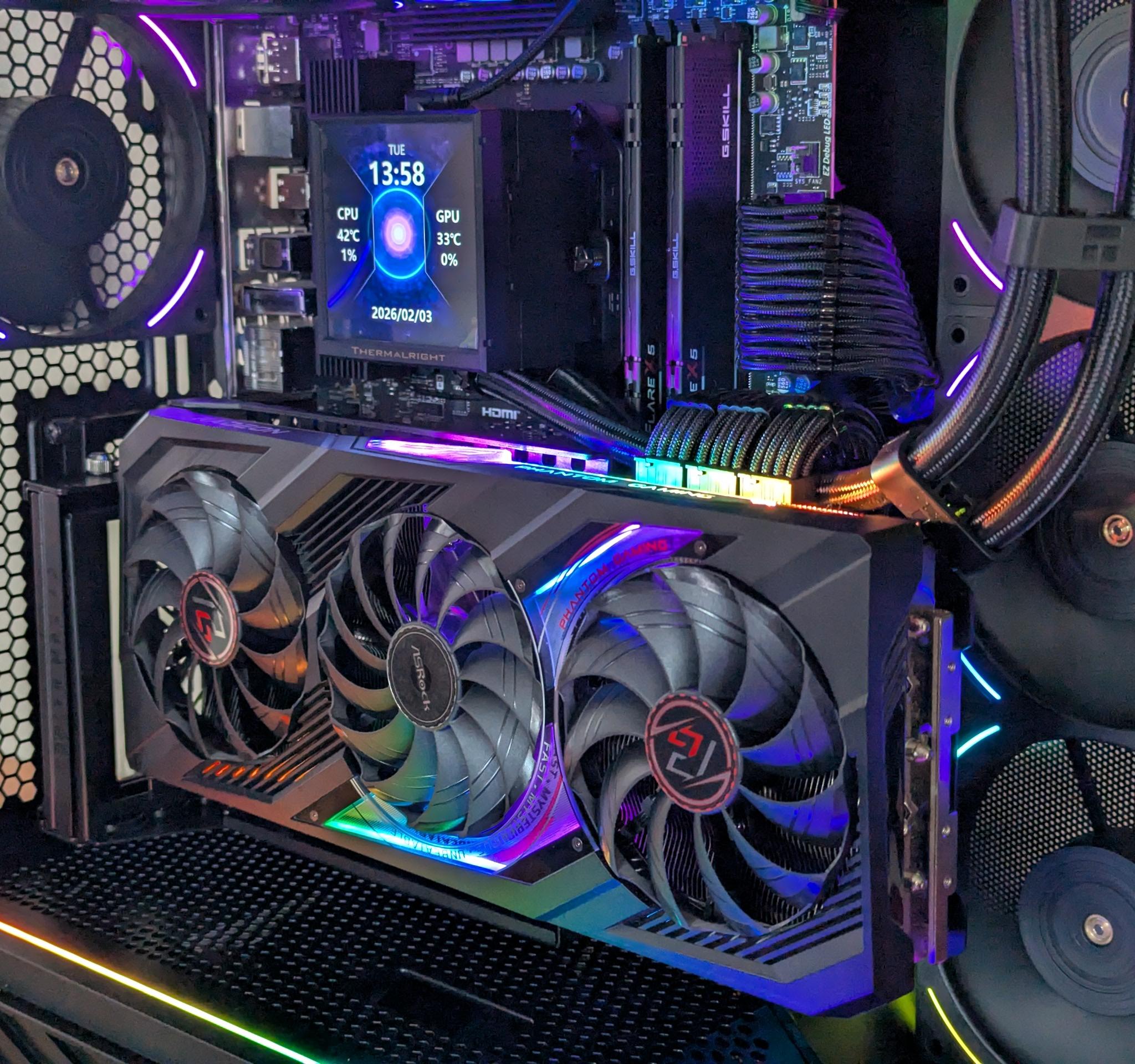 🌑 Ryzen 7 7800X3D + RX 7900 XTX | 32GB DDR5 | 2TB SSD | Stealthy ARGB Build 🌑