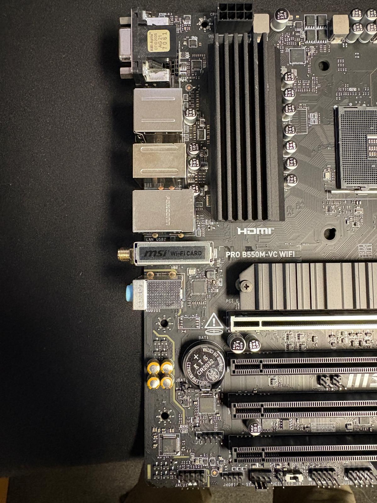 USED & FUNCTION GOOD - MSI PRO B550M-VC WIFI