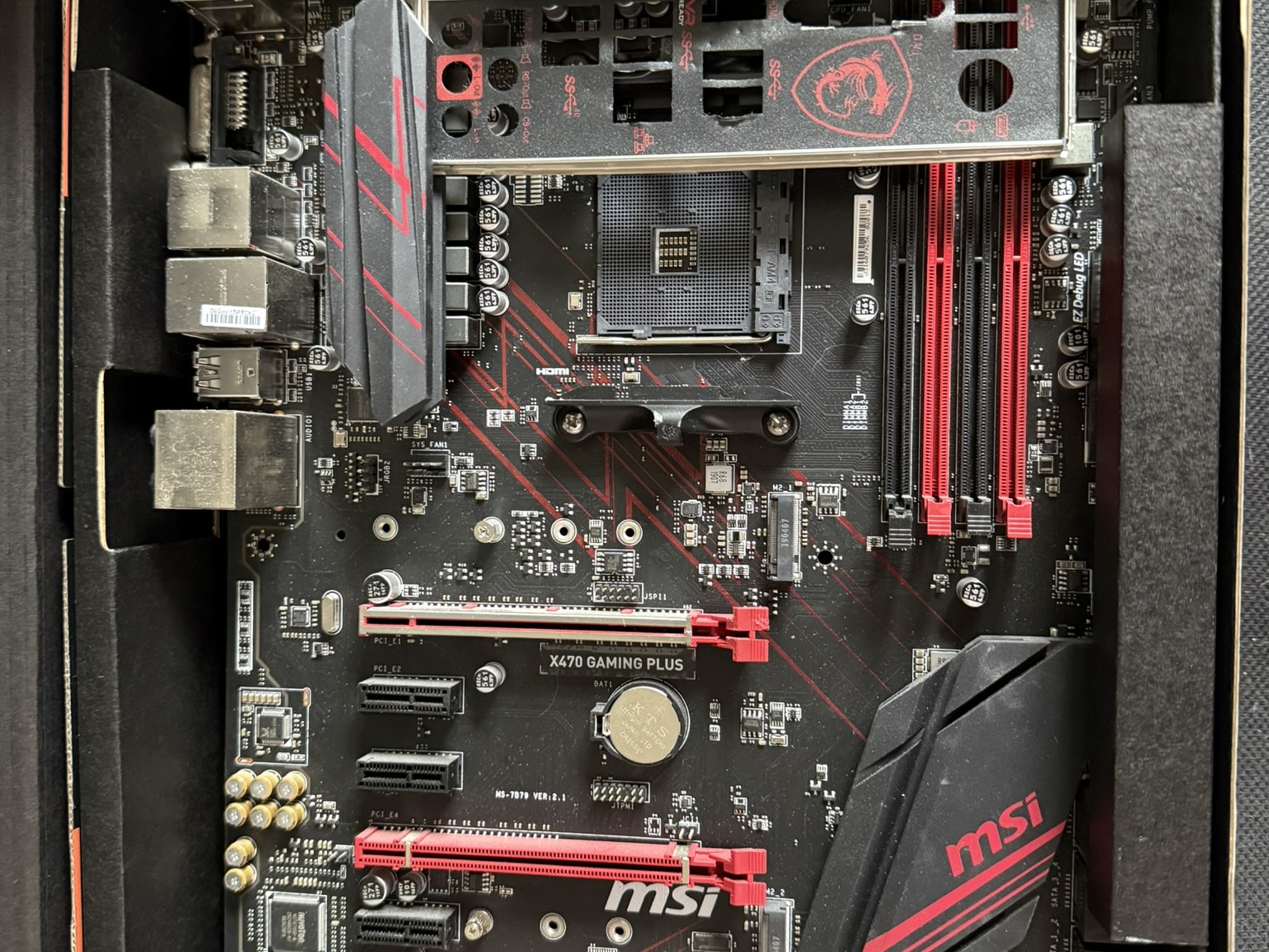 MSI Motherboard X470 GAMING PLUS