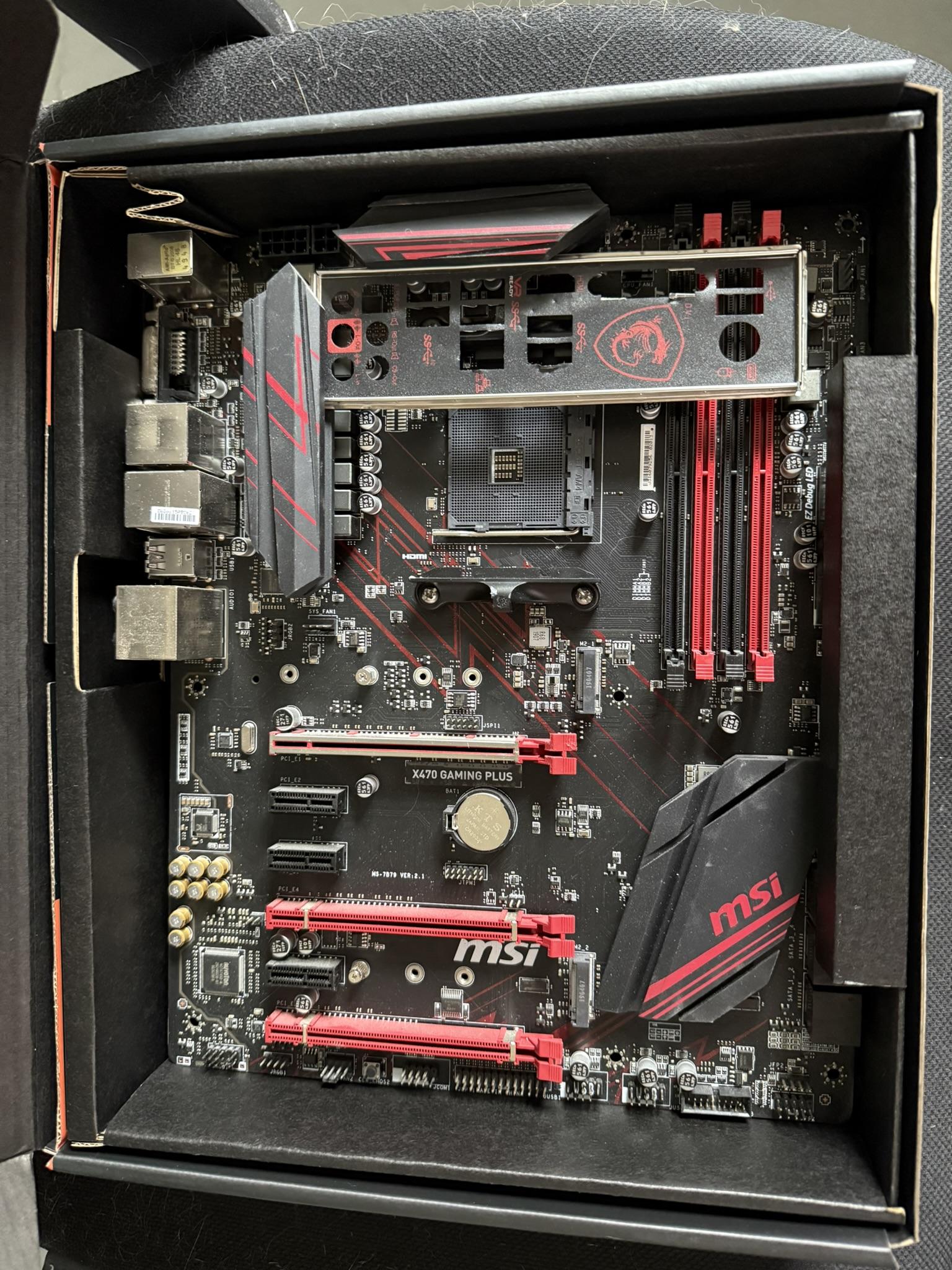 MSI Motherboard X470 GAMING PLUS