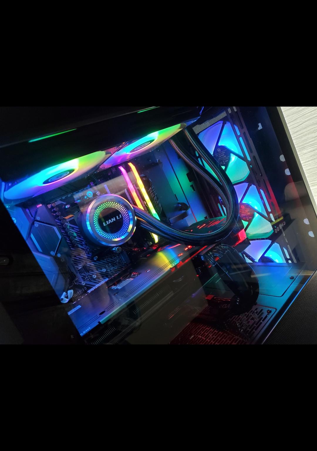 AMD 5800X, RED DEVIL RX6750XT 12G, 1TB, 32G CORSAIR VENGEANCE, TUF GAMING X570-PLUS WIFI, LIAN LI