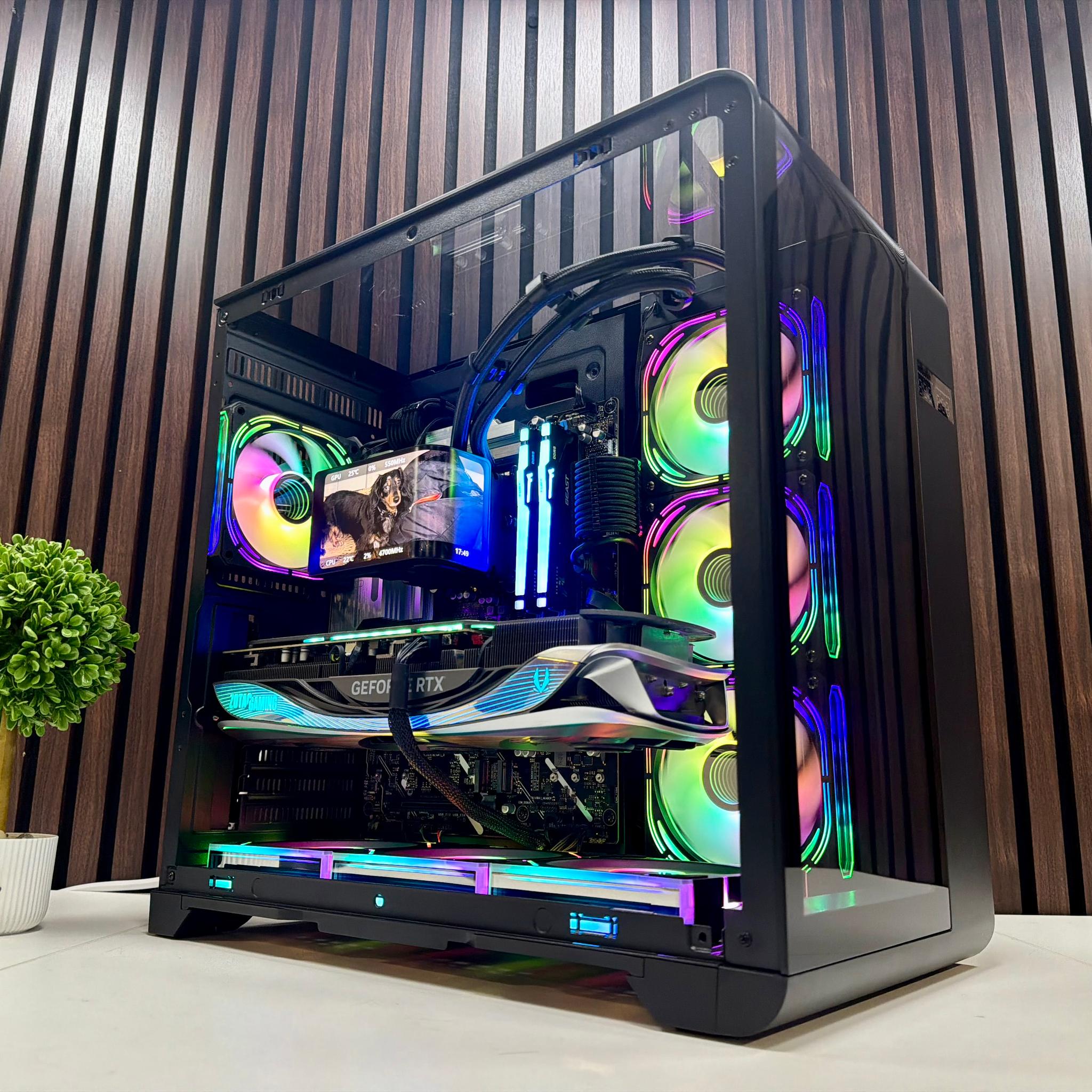 RTX 4080 | Intel Ultra 9 285k | 32GB DDR5 | 2TB M.2 | 1000 Watt Gold PSU | LCD AIO