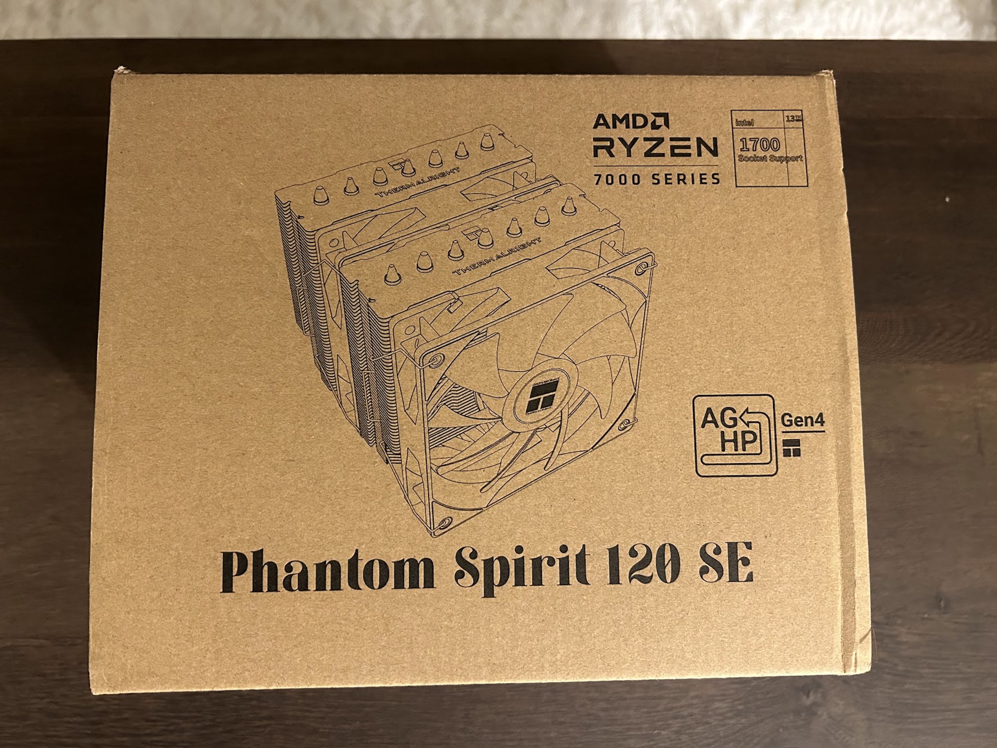 Thermalright Phantom Spirit 120SE CPU Cooler, 7 Heat Pipes Dual Tower 120mm