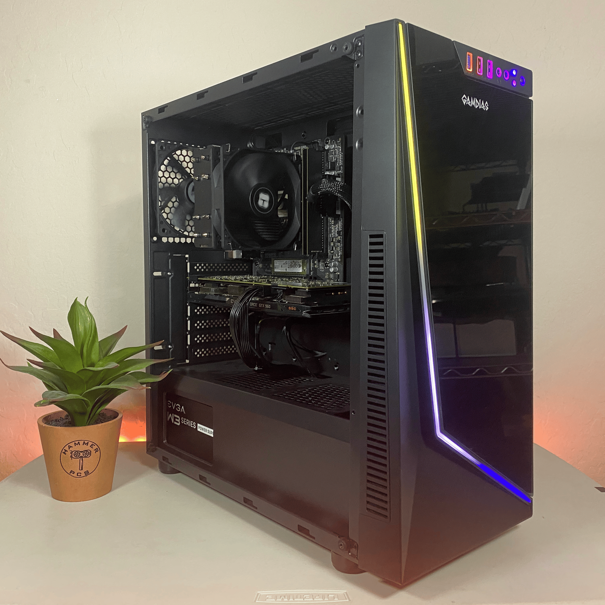 Custom Built Upgradable Starter RGB Ryzen + Nvidia Gaming PC Computer