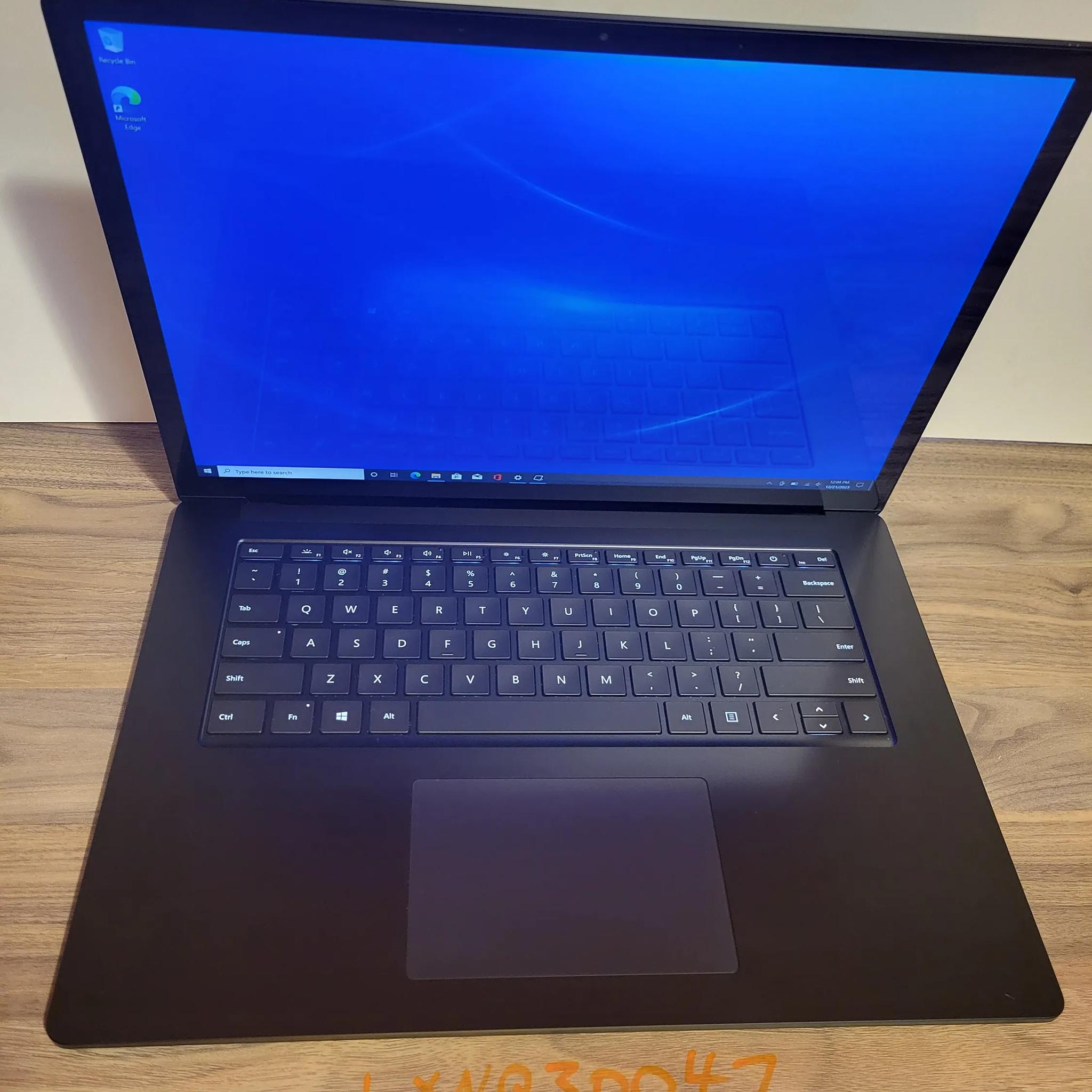 Microsoft Surface Laptop 4 Black 15" Touchscreen