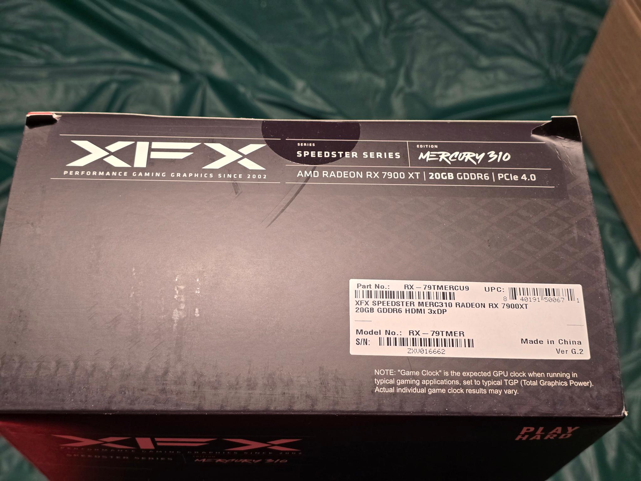XFX Speedster MERC 310 Radeon RX 7900 XT 7900xt
