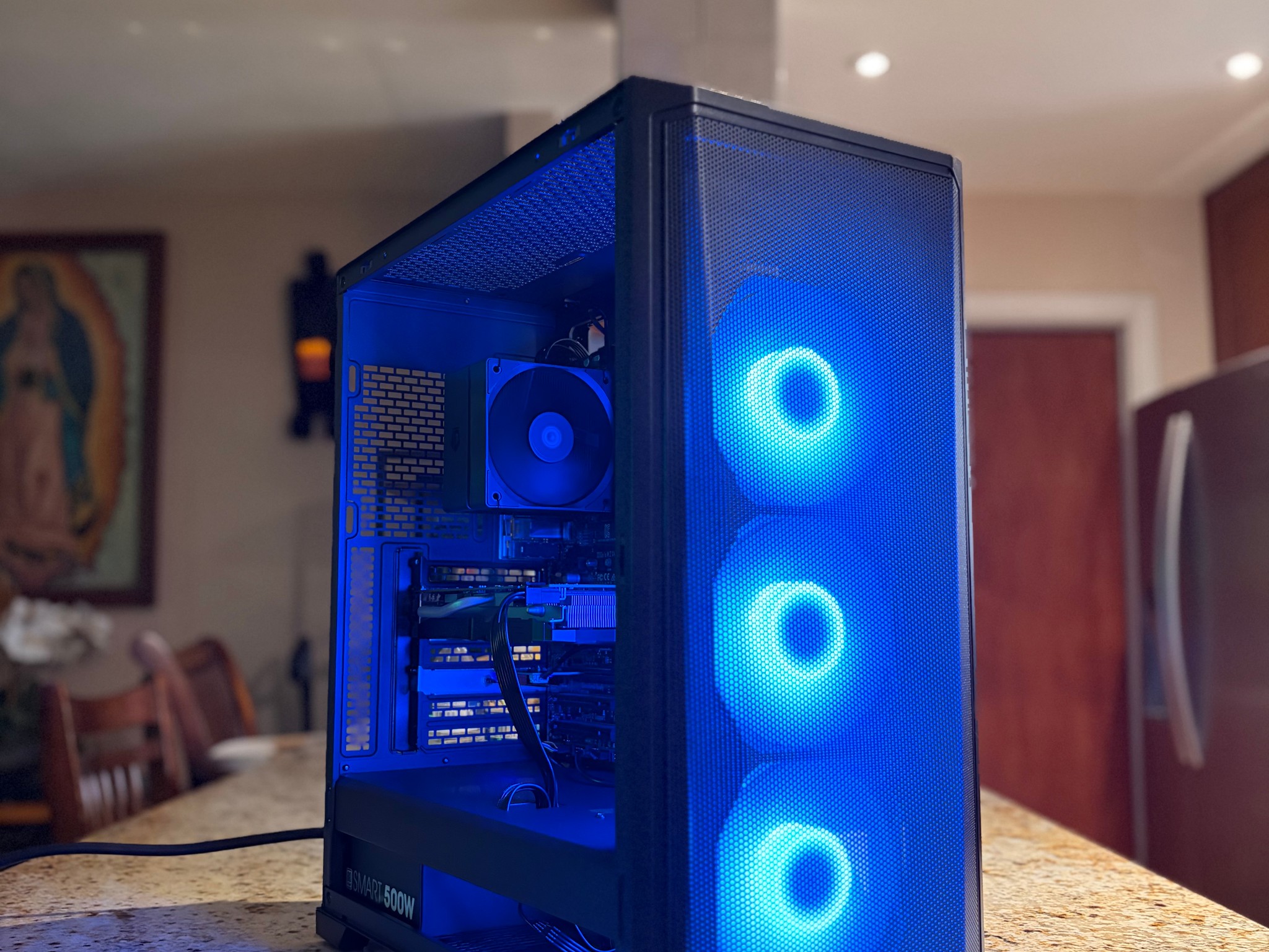 Black Gaming PC | 1660 Super 6GB | INTEL i7-7700 | 16GB RAM | 500GB SATA SSD | Wi-Fi + BT Pcie