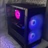 High End All Black Gaming Pc (5800x3D RX 7600 16GB RAM WIFI)