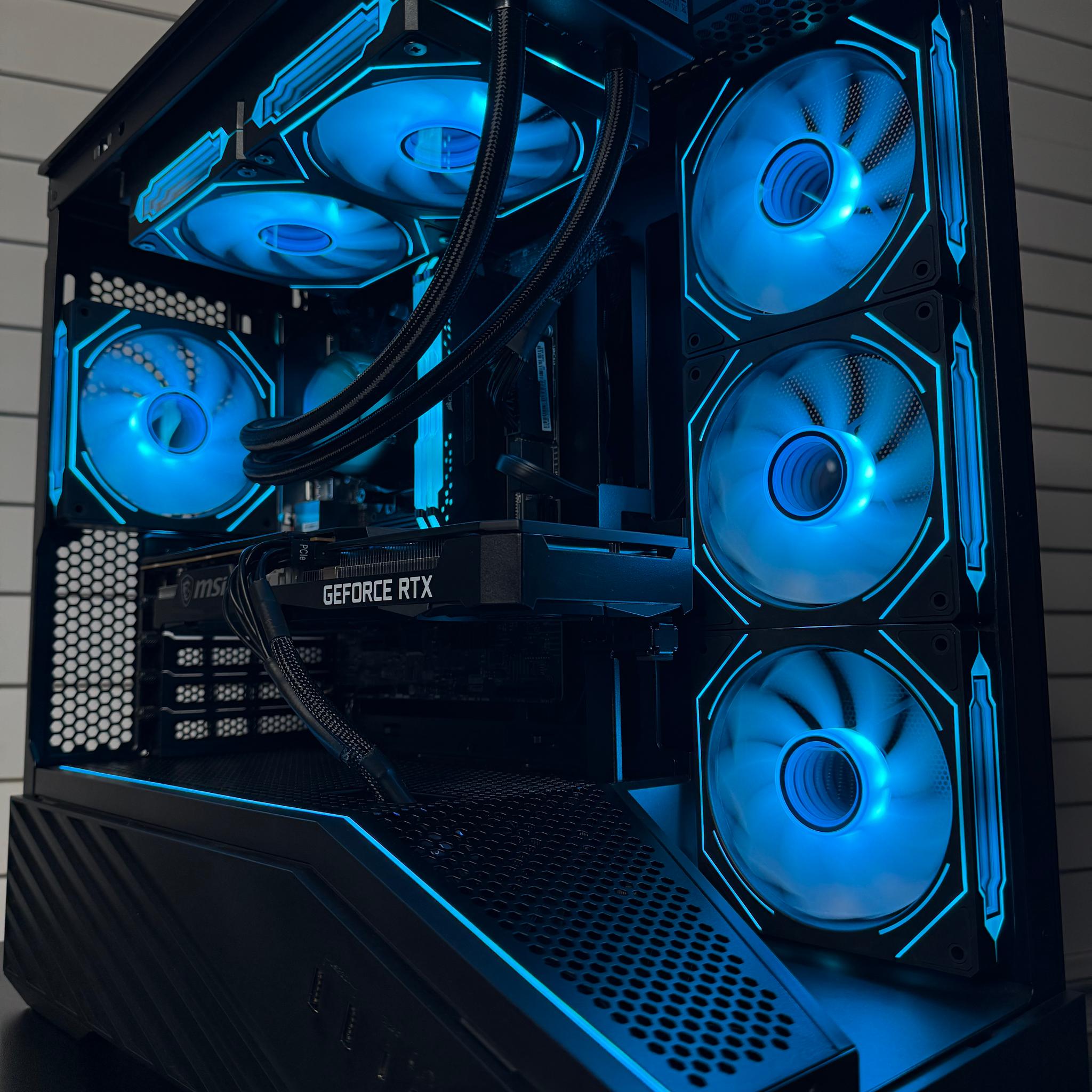 🏔️“GLACIER” | RTX 3060 12GB + i5-10400F | Liquid-Cooled 1440p Gaming PC