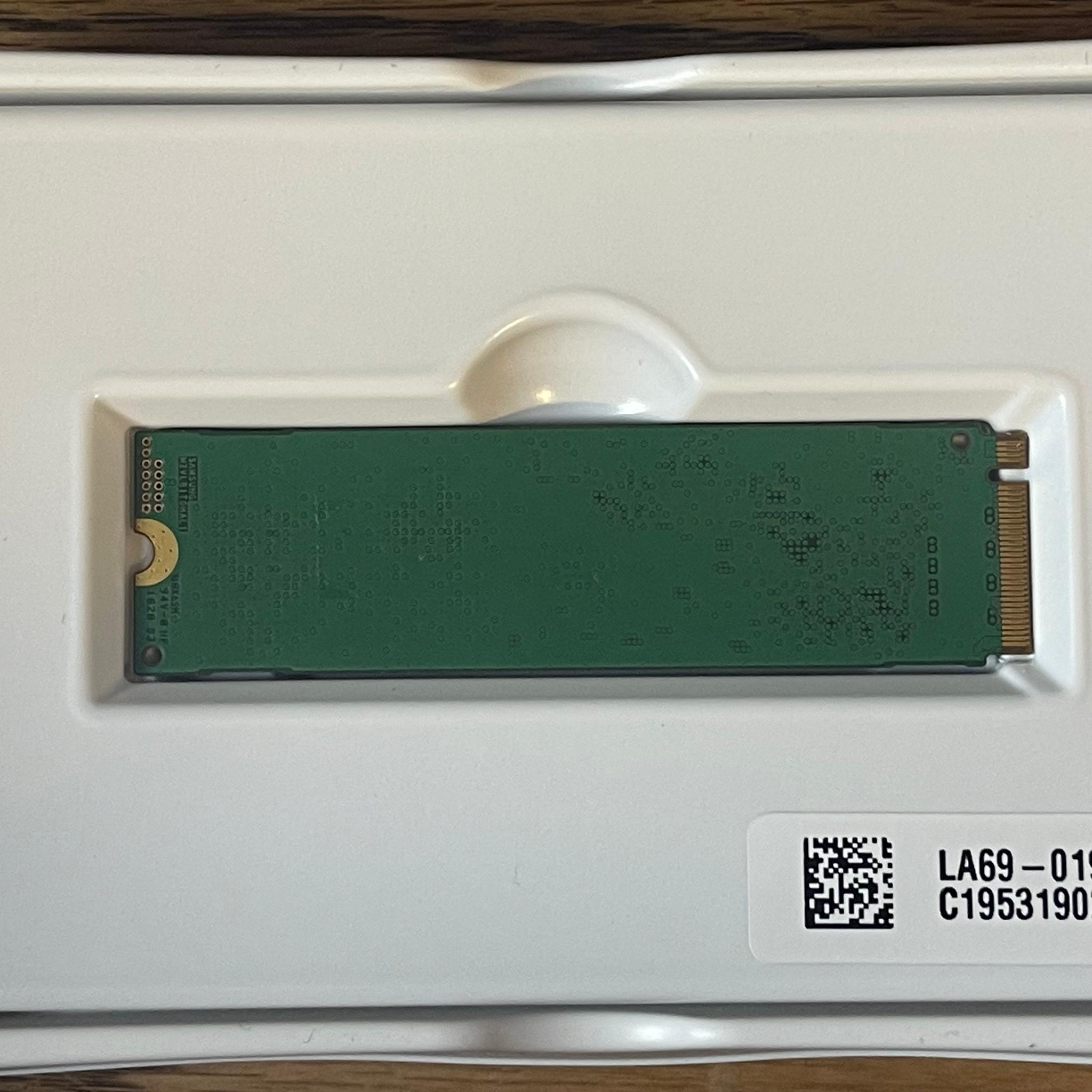 Used, Samsung PM981 256GB NVMe M.2 SSD