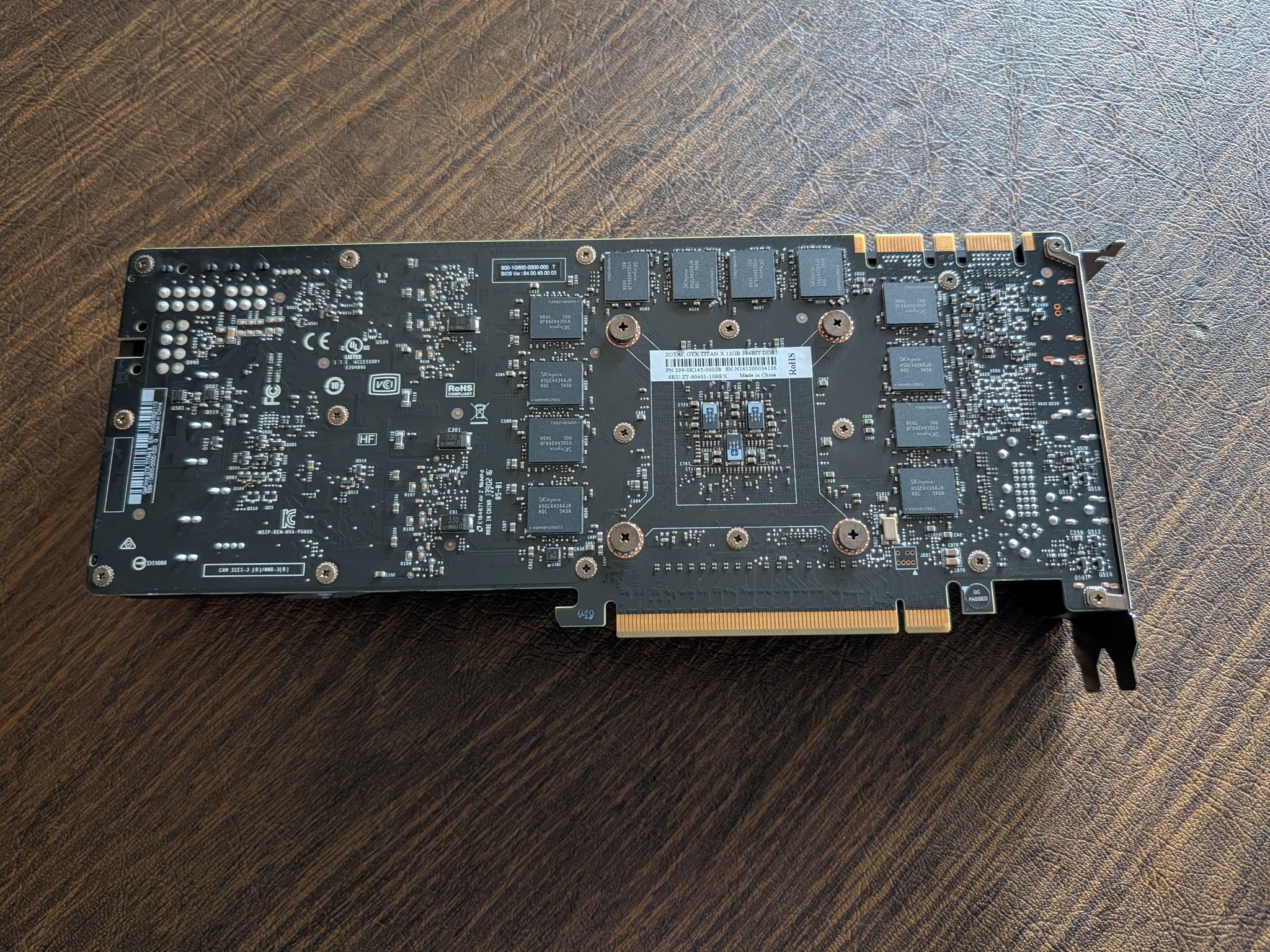 NVIDIA GeForce GTX Titan X 12GB 384BIT DDR5 (Zotac)