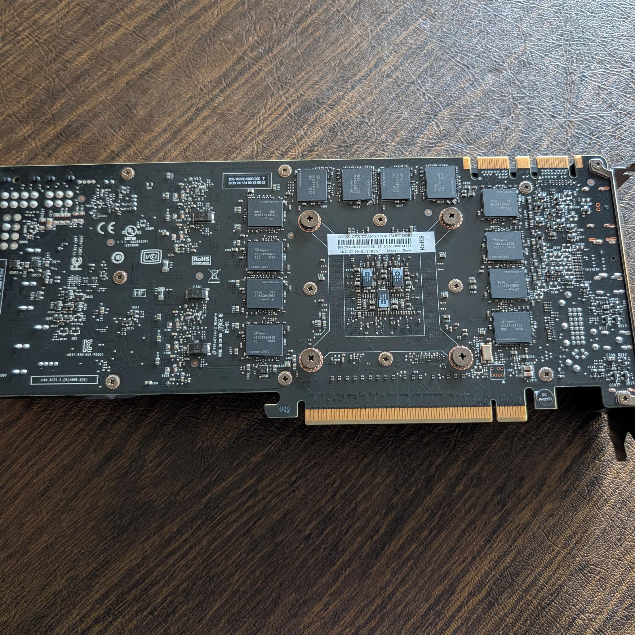 NVIDIA GeForce GTX Titan X 12GB 384BIT DDR5 (Zotac)