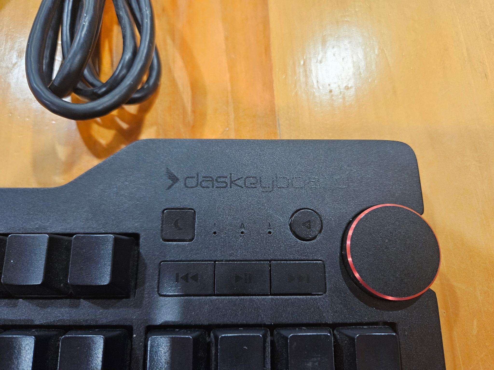 Das Keyboard 4 Ultimate mechanical keyboard.