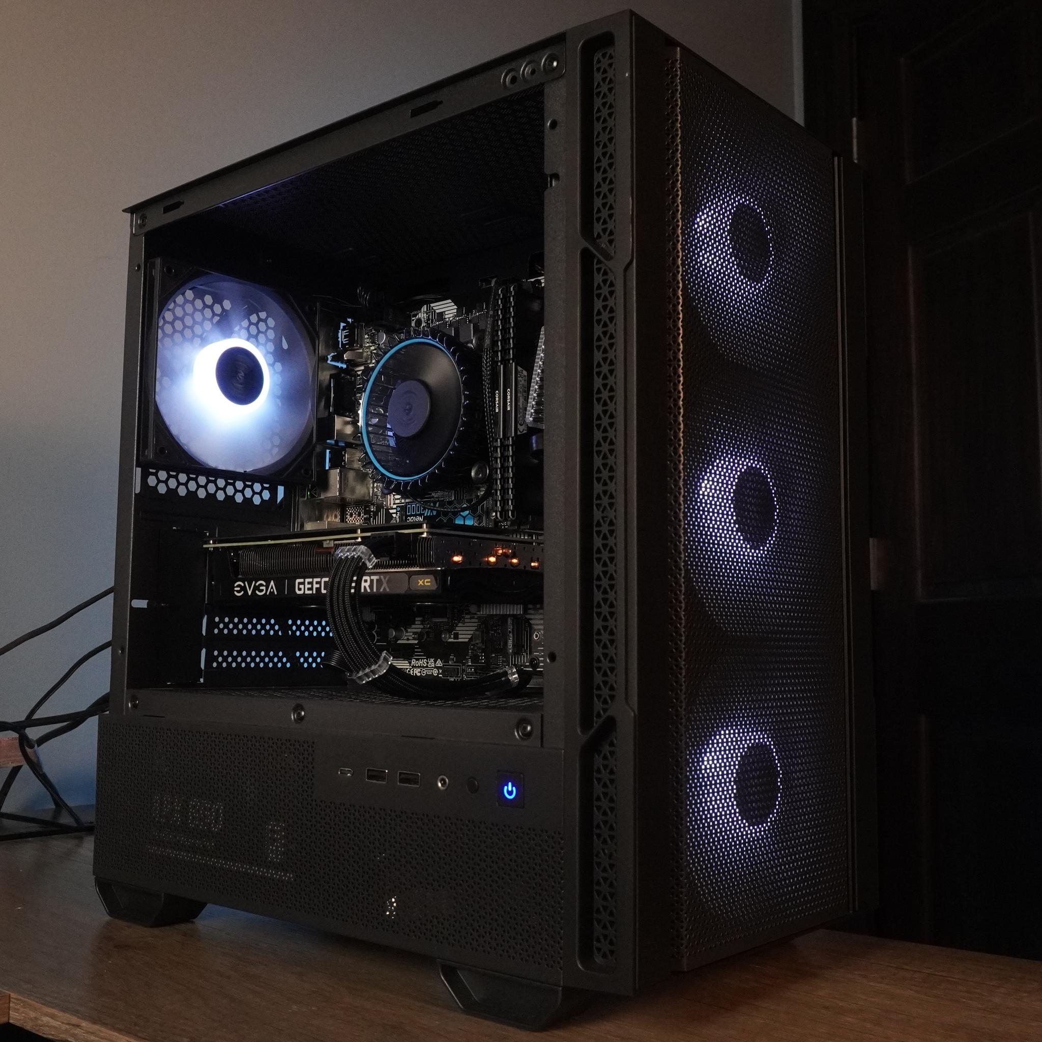 🖤 STEALTH 🖤 1440/1080p GAMING MACHINE 💚RTX 3060ti 💙 i5 12400f | 16GB | 1TB | WIFI