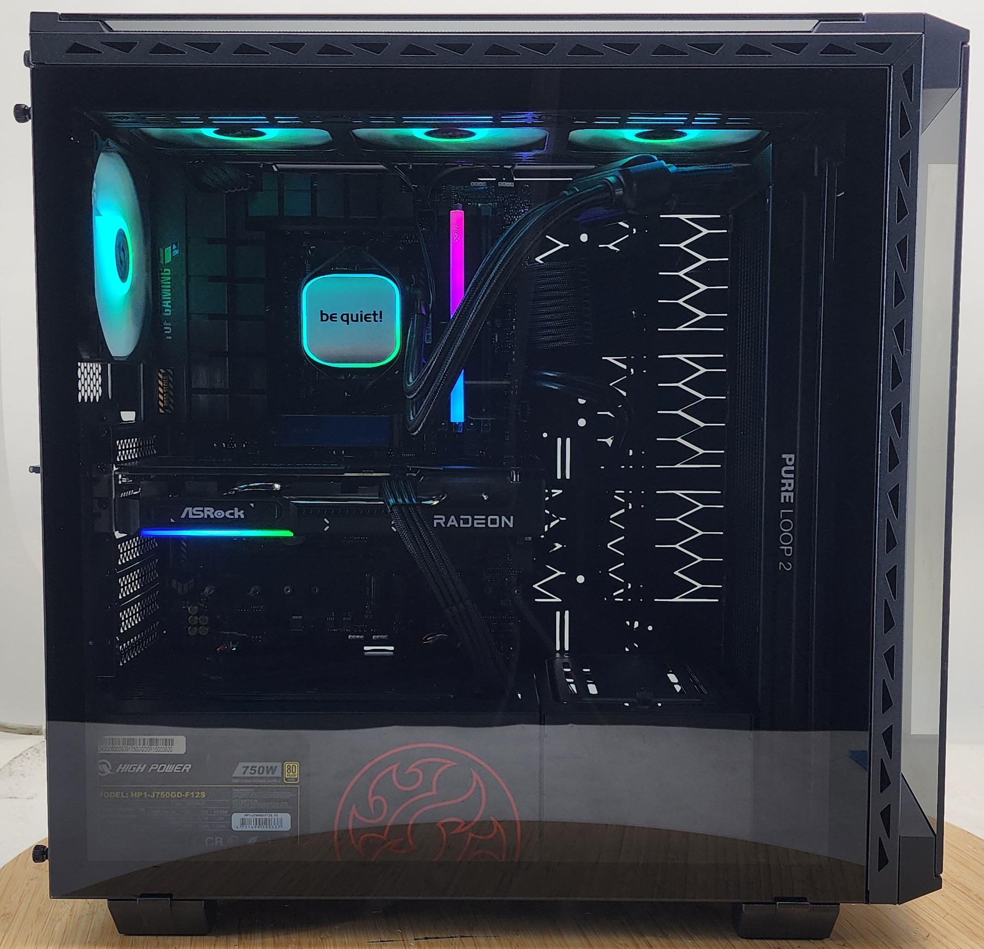 Gaming PC Ryzen 7 7800X3D 16GB RAM 1TB SSD RX 9060 XT 16GB Windows 11 Computer