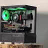 FREE SHIP 🖤🌈 Black RGB Gaming PC | RTX 2070 Super | Ryzen 5 5500 | 500 GB NVME | 16 GB DDR4 🌈🖤