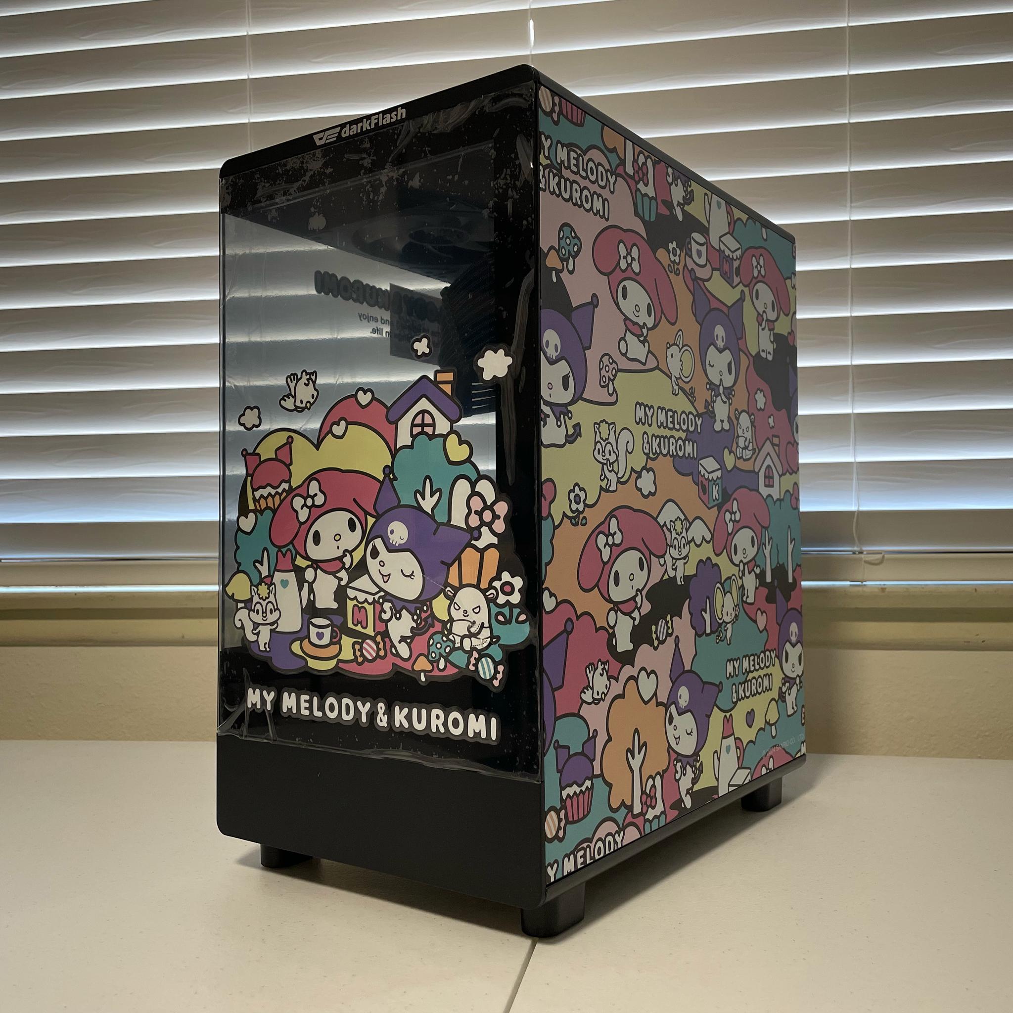 My Melody & Kuromi Inspired Gaming PC (RTX 3060 Ti | Ryzen 5 3600 | 32GB RAM | 500GB SSD | WiFi)