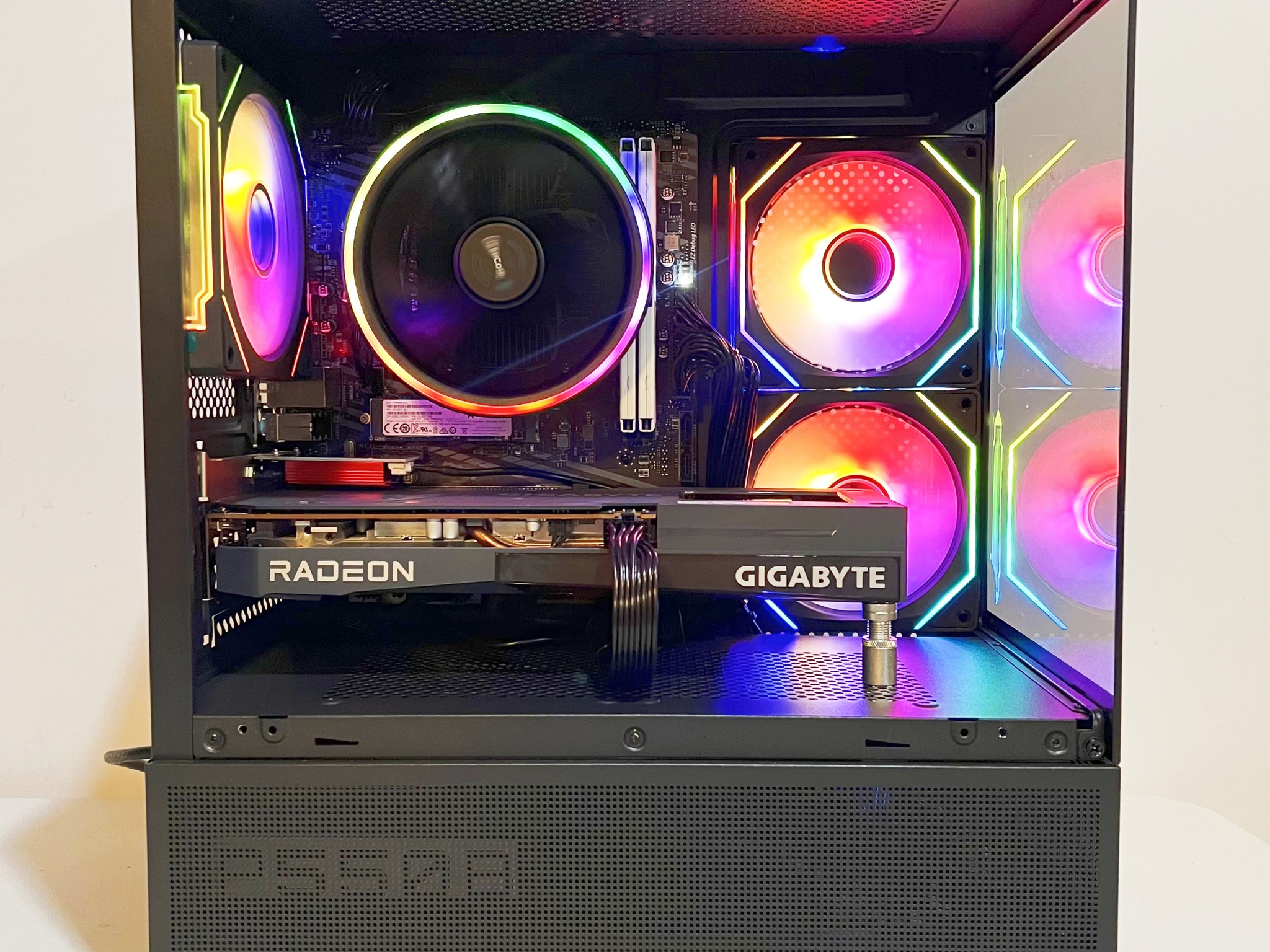 🔥SALE🔥 R5-5600|RX 6600|32GB RAM|1TB M.2||WIFI|ARGB Fans| -DepxTech Pre-Built PC