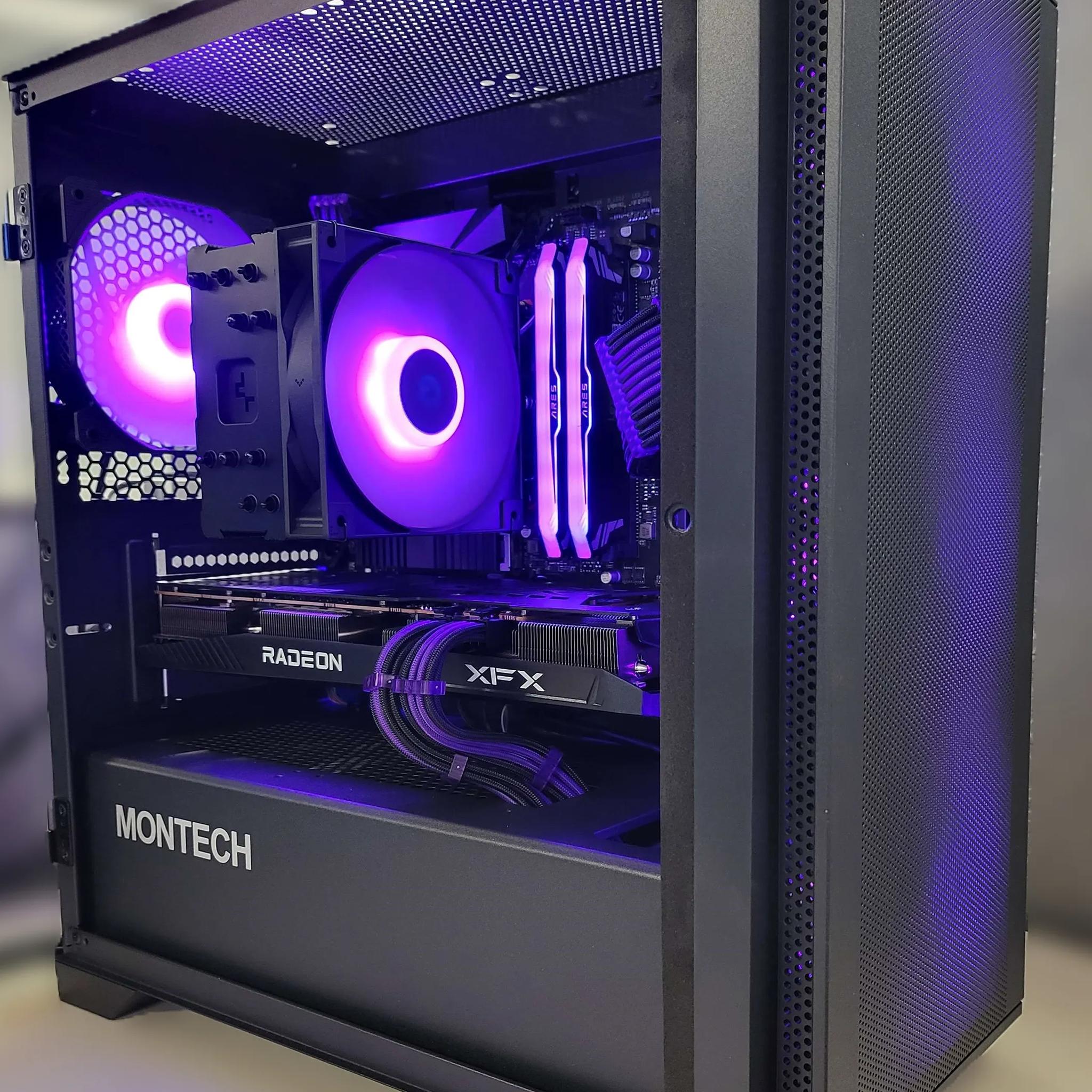 Price Drop! Great 1440P gaming PC. 5600X3D/ 6700XT 12GB/ 1TB SSD/ 32GB RAM / Wifi+BT/ WIN10 Pro