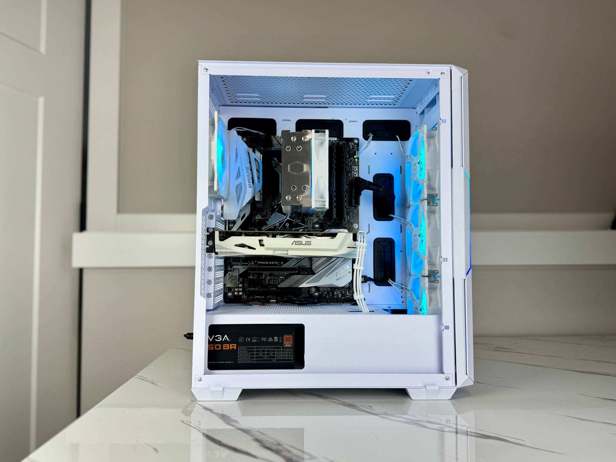 White Budget Beast! Intel i5 GTX 1060, 16GB 1080P Gaming/Streaming PC
