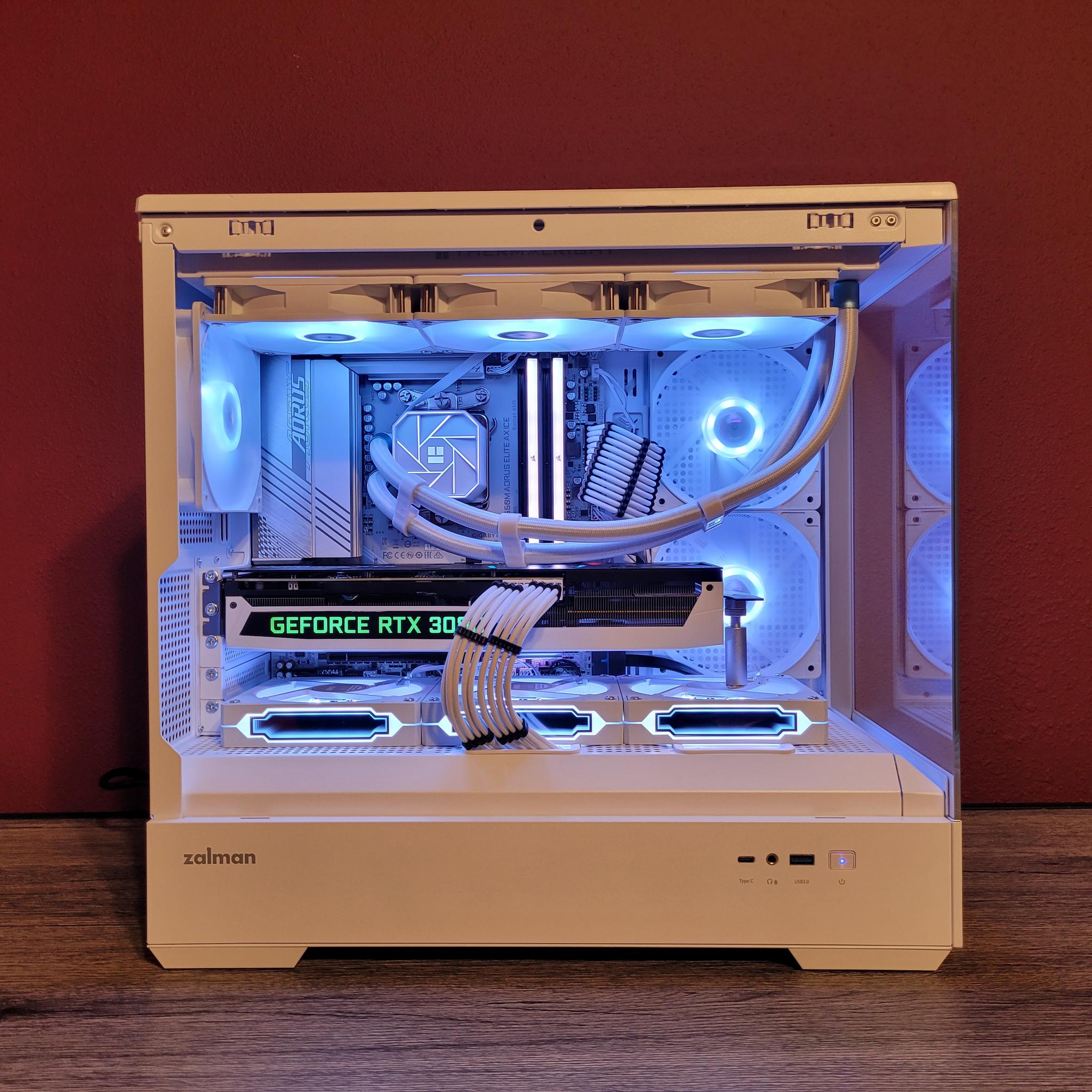 White RTX 3080 Gaming PC (Ryzen 5 7600X | 32GB RAM | 1TB SSD | WiFi 6 + BT)