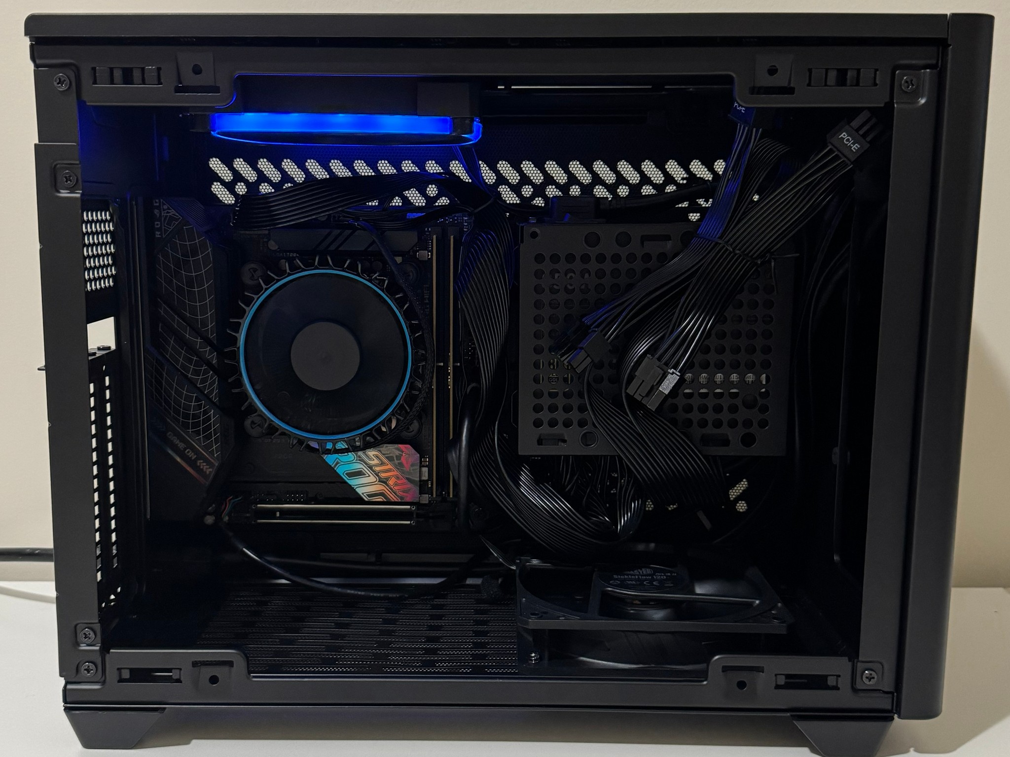 ITX ASUS ROG Strix 32GB DDR5 Intel Core i5 12400 1TB NVMe SSD NR200P V2 B760-I Mini Barebone PC