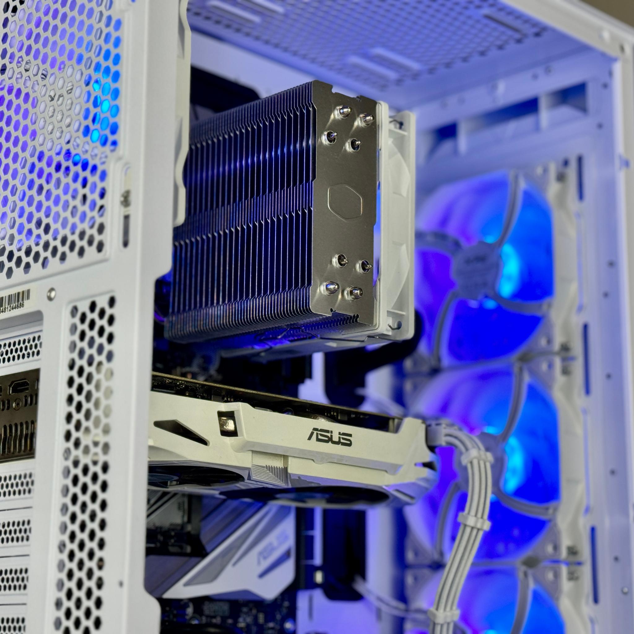 White Budget Beast! Intel i5 GTX 1060, 16GB 1080P Gaming/Streaming PC