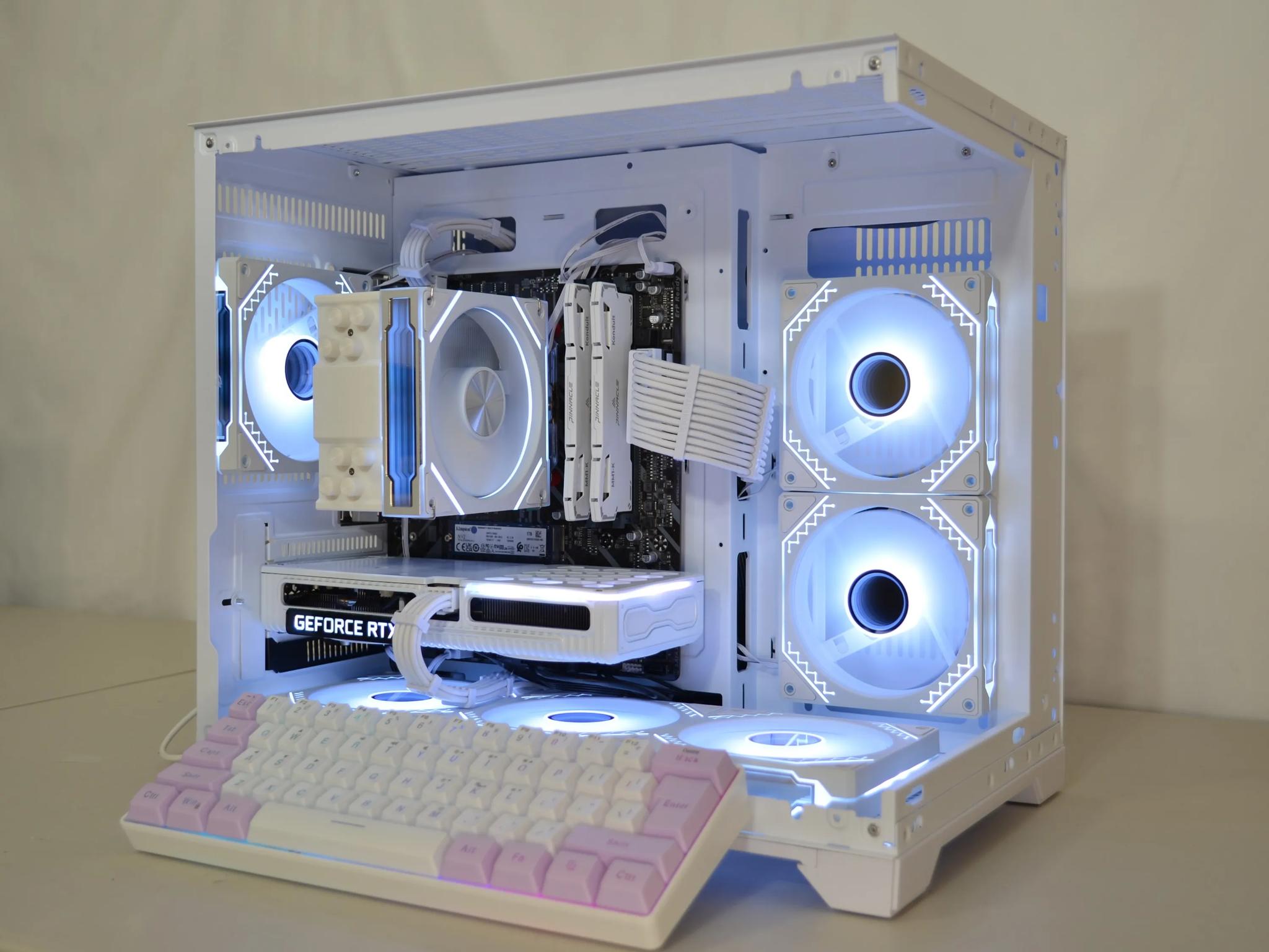 ⚪White Out⚪ - FREE Keyboard⌨️ | RTX 3060 Ti | Ryzen 5 5500 | 1tb NVMe | Windows 11 FULLY ACTIVATED