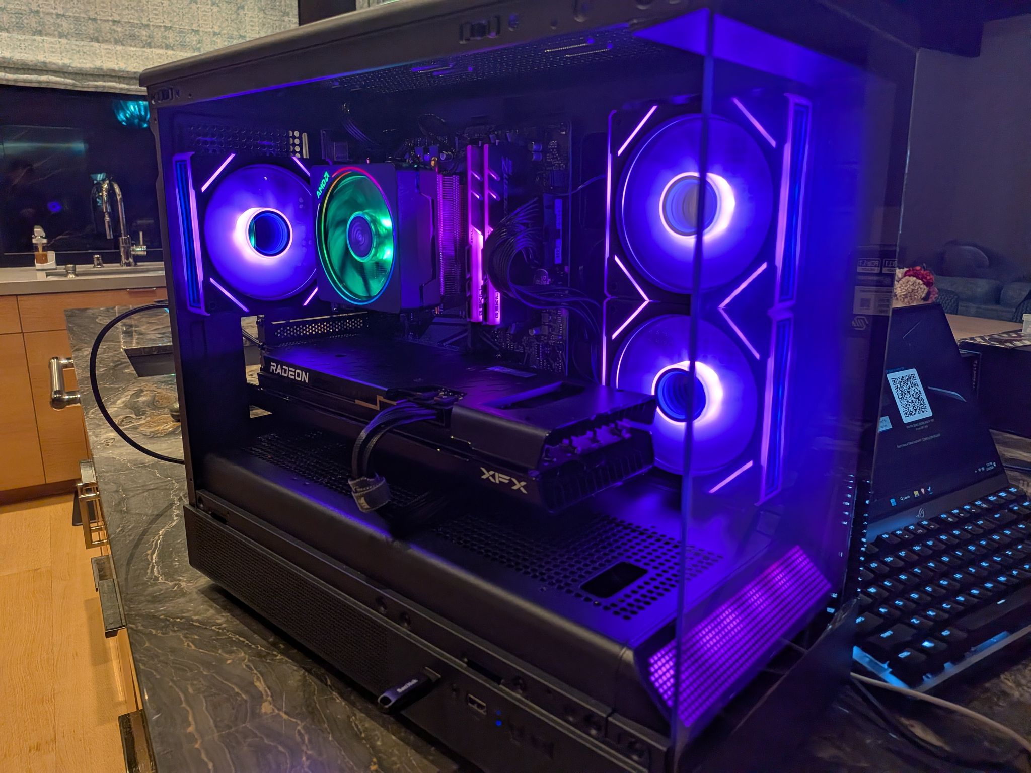 1440p Slayer - RX 7700 XT, Ryzen 5 5700, 32 GB DDR4, 1 TB Gen 4 NVME, RGB