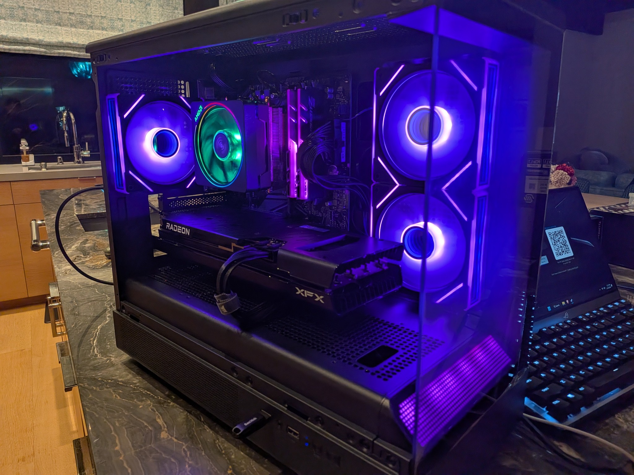 1440p Slayer - RX 7700 XT, Ryzen 5 5700, 32 GB DDR4, 1 TB Gen 4 NVME, RGB