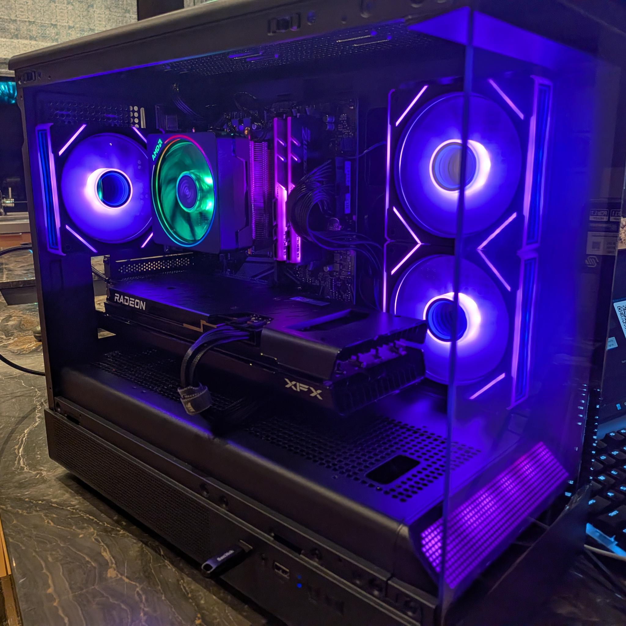 1440p Slayer - RX 7700 XT, Ryzen 5 5700, 32 GB DDR4, 1 TB Gen 4 NVME, RGB