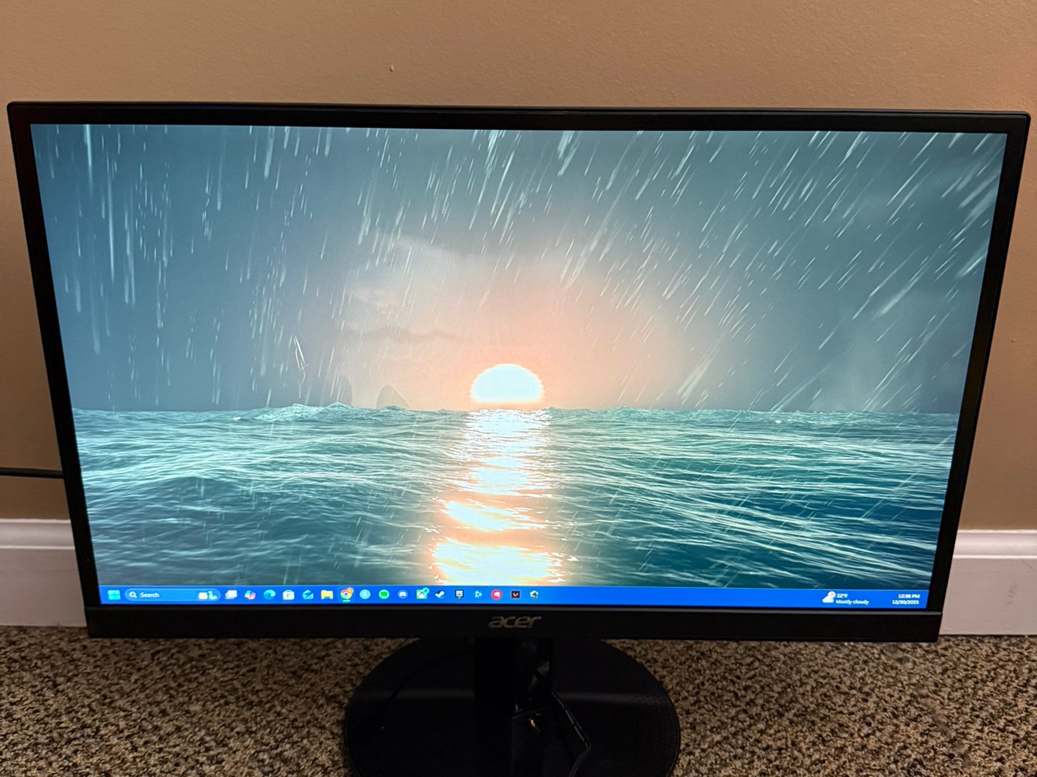 Acer 21.5 Inch Full HD (1920 x 1080) IPS Ultra-Thin Zero Frame Computer Monitor