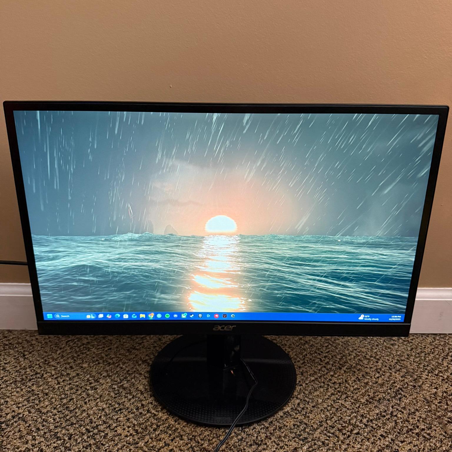 Acer 21.5 Inch Full HD (1920 x 1080) IPS Ultra-Thin Zero Frame Computer Monitor