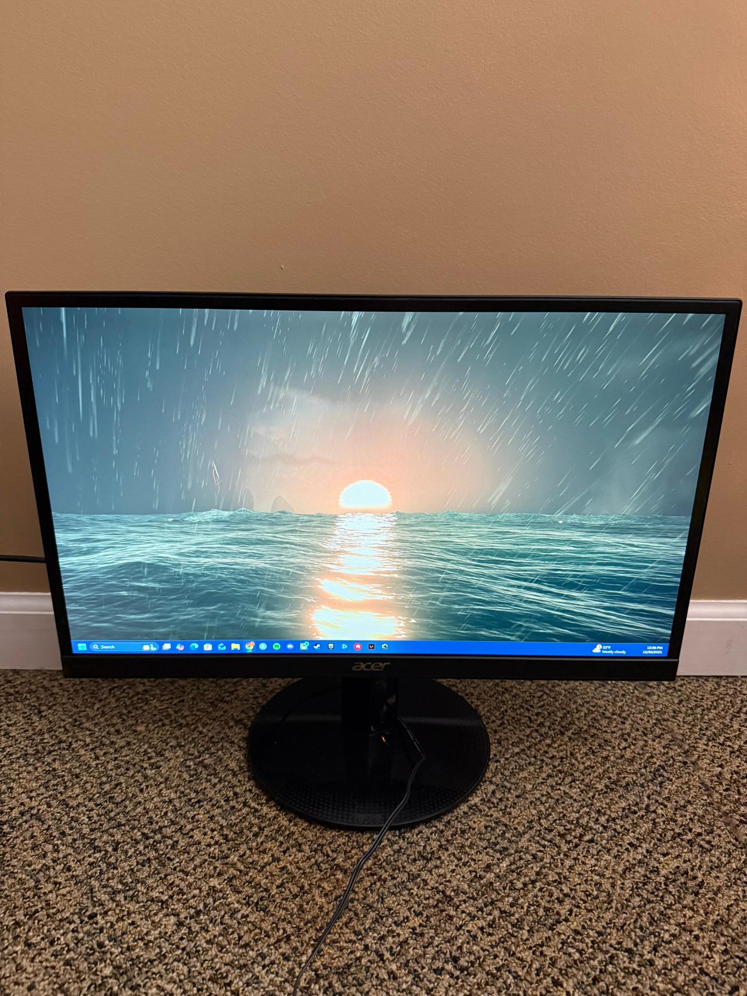 Acer 21.5 Inch Full HD (1920 x 1080) IPS Ultra-Thin Zero Frame Computer Monitor