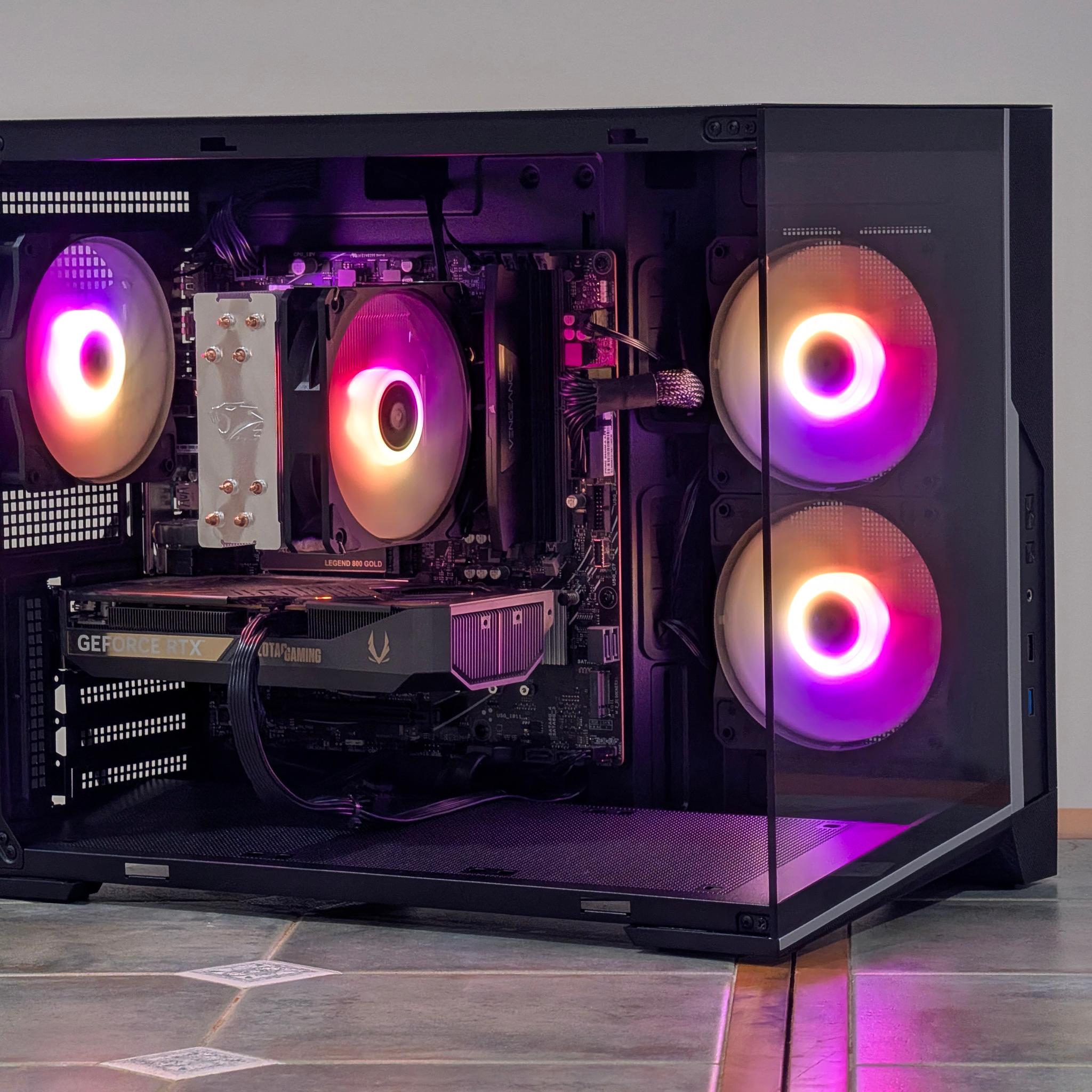 🌈🖤Ryzen 7 8700F | RTX 5060 | 16GB DDR5 | 1TB SSD | Gaming PC🖤🌈